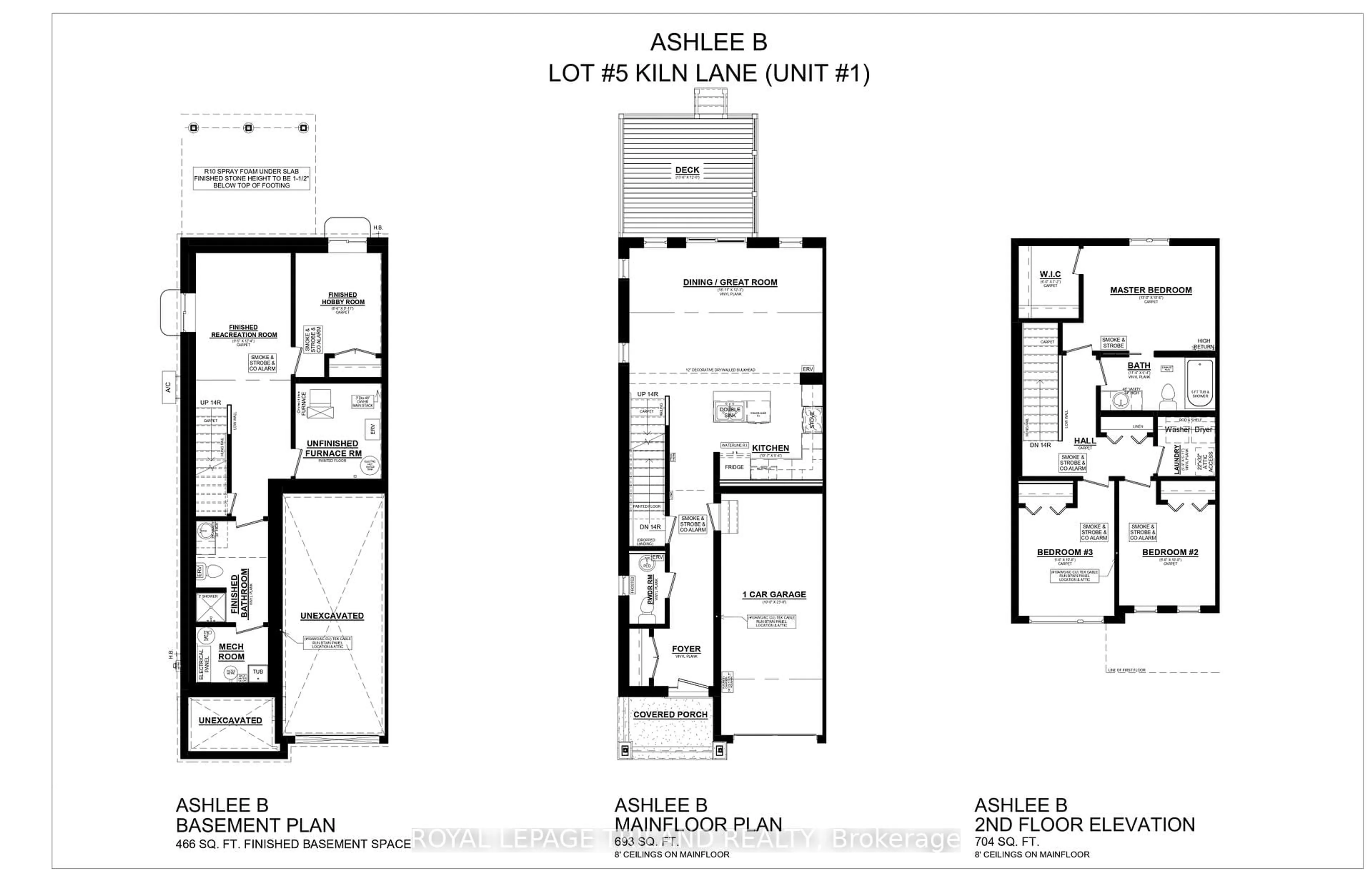 Floor plan for 23 Kiln Lane, St. Thomas Ontario N5R 0S2