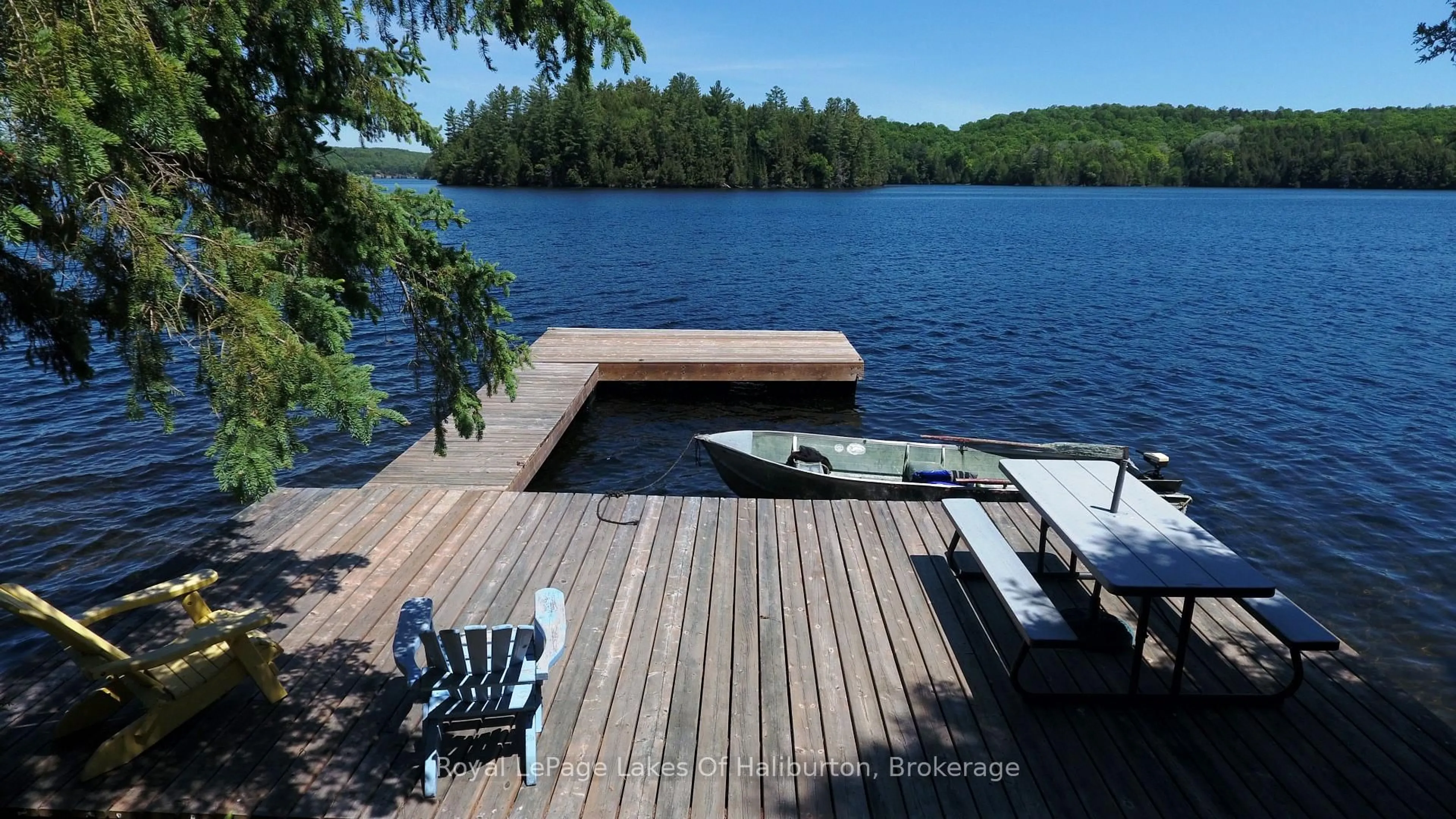 Patio, water/lake/river/ocean view for 10573 Loon Lake WAO, Highlands East Ontario K0M 1S0