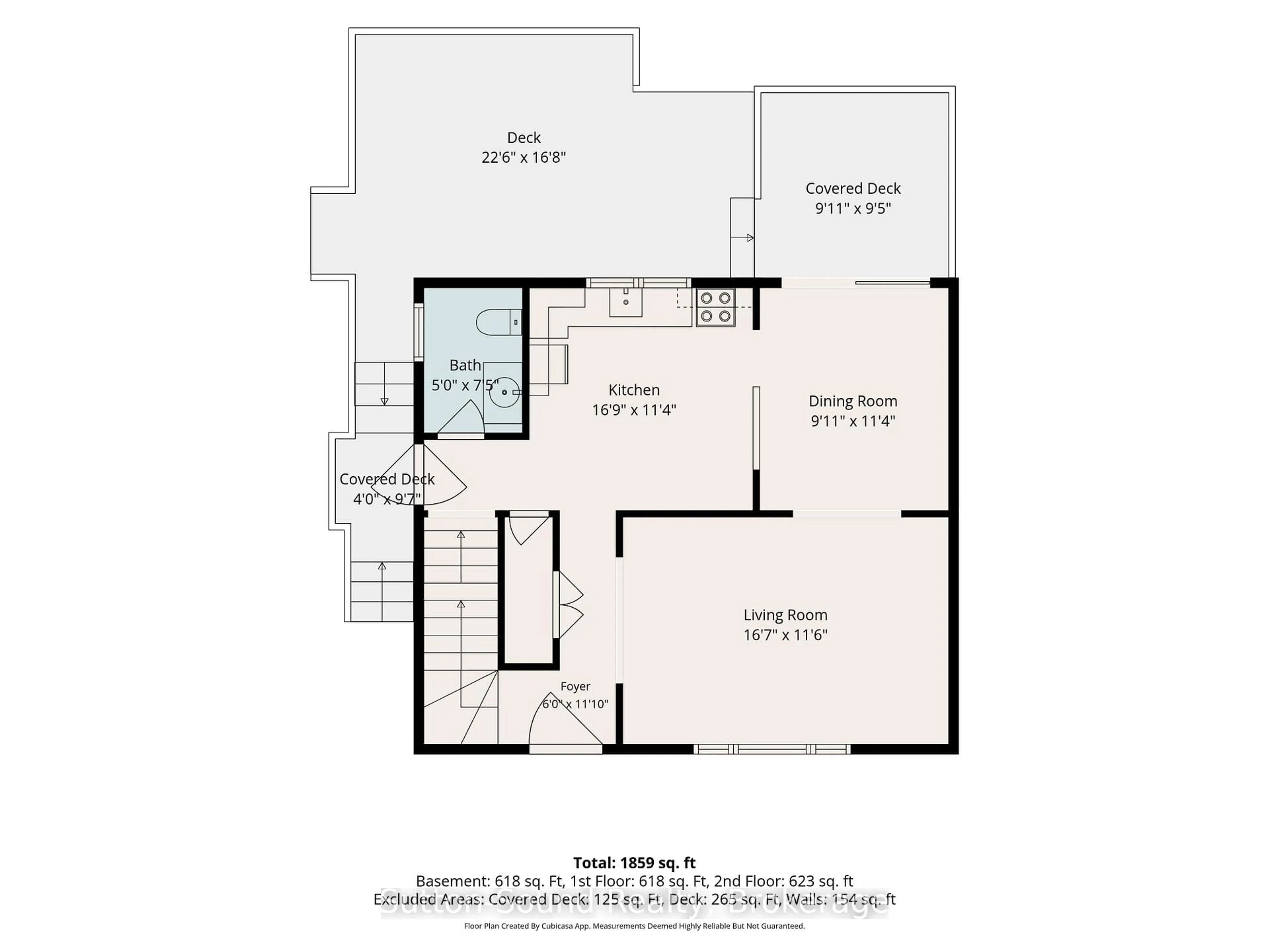Floor plan for 1038 11th St, Owen Sound Ontario N4K 5V6