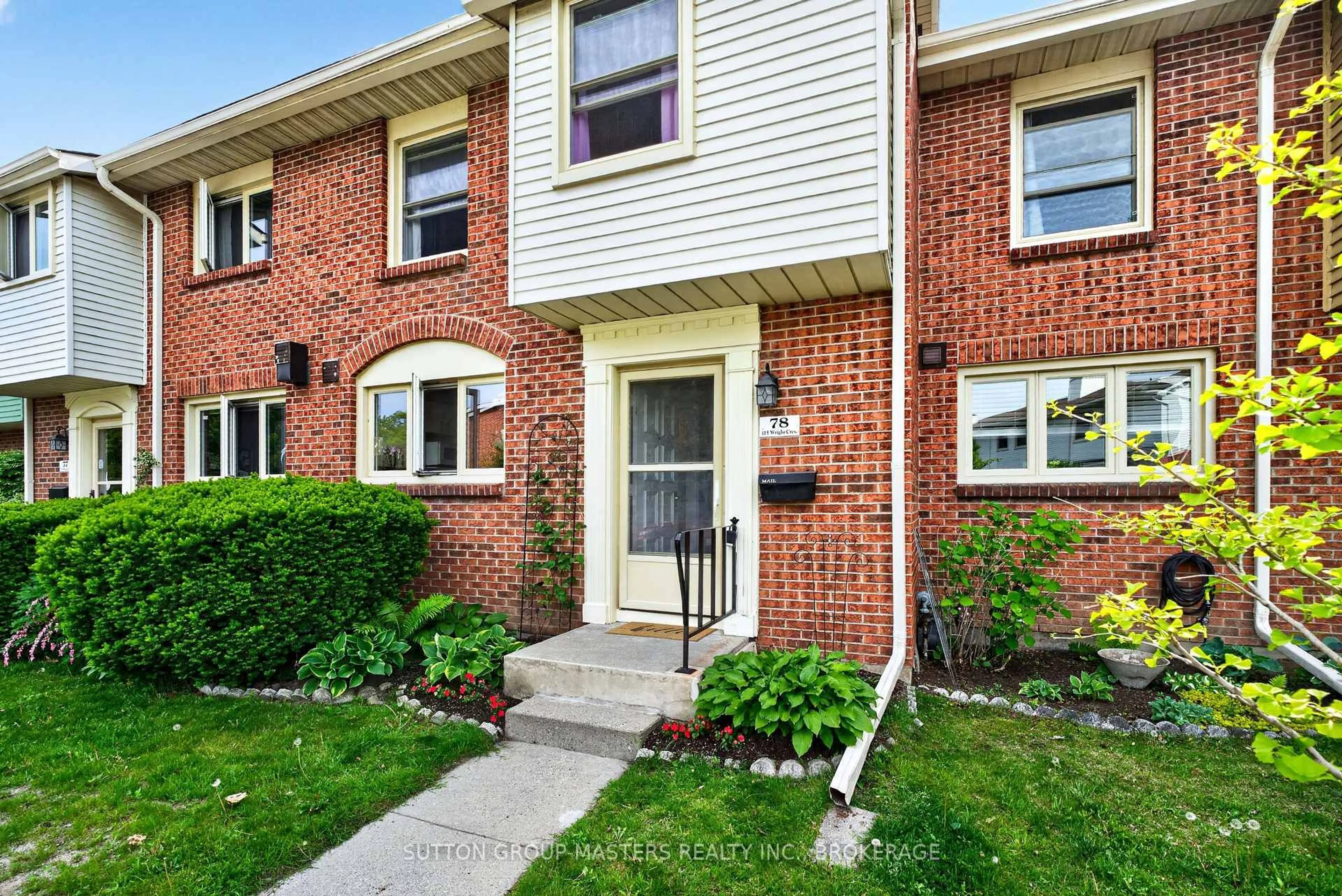 Home with brick exterior material, street for 115 Wright Cres #78, Kingston Ontario K7L 4T8