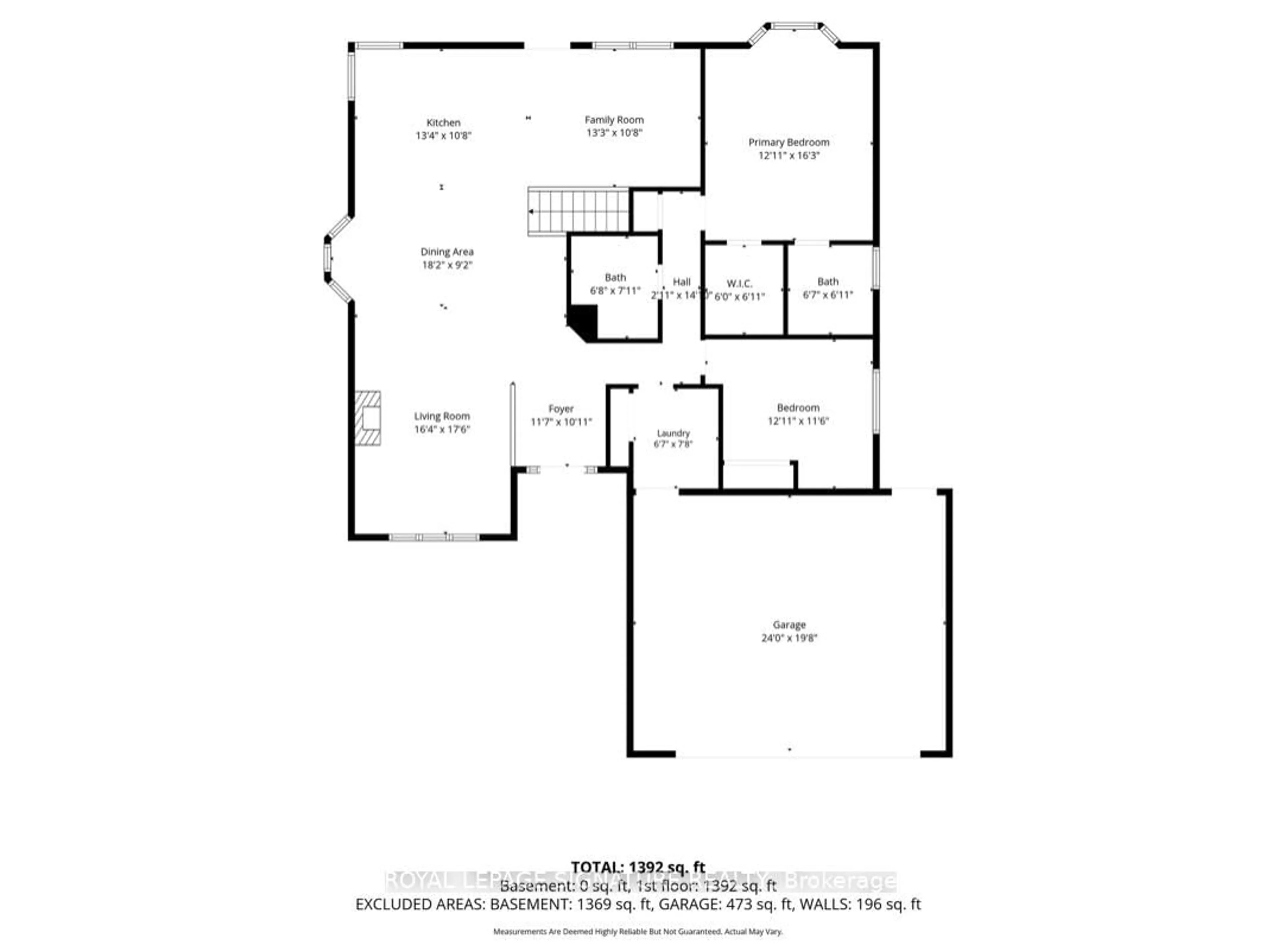 Floor plan for 5 Coastal Crt, Norfolk Ontario N0A 1N7