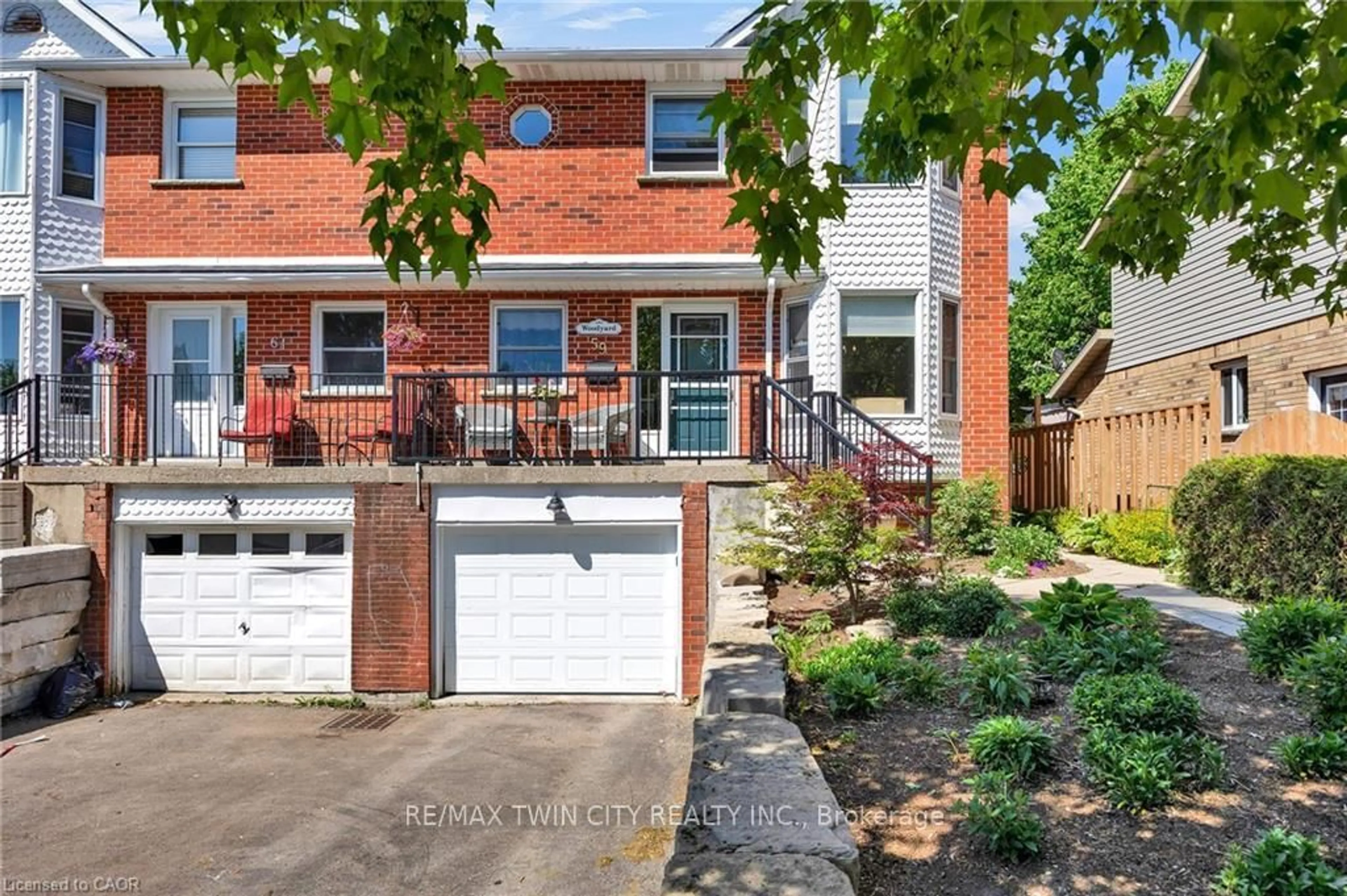 Home with brick exterior material, street for 59 Burnham Crt, Stratford Ontario N4Z 1H2