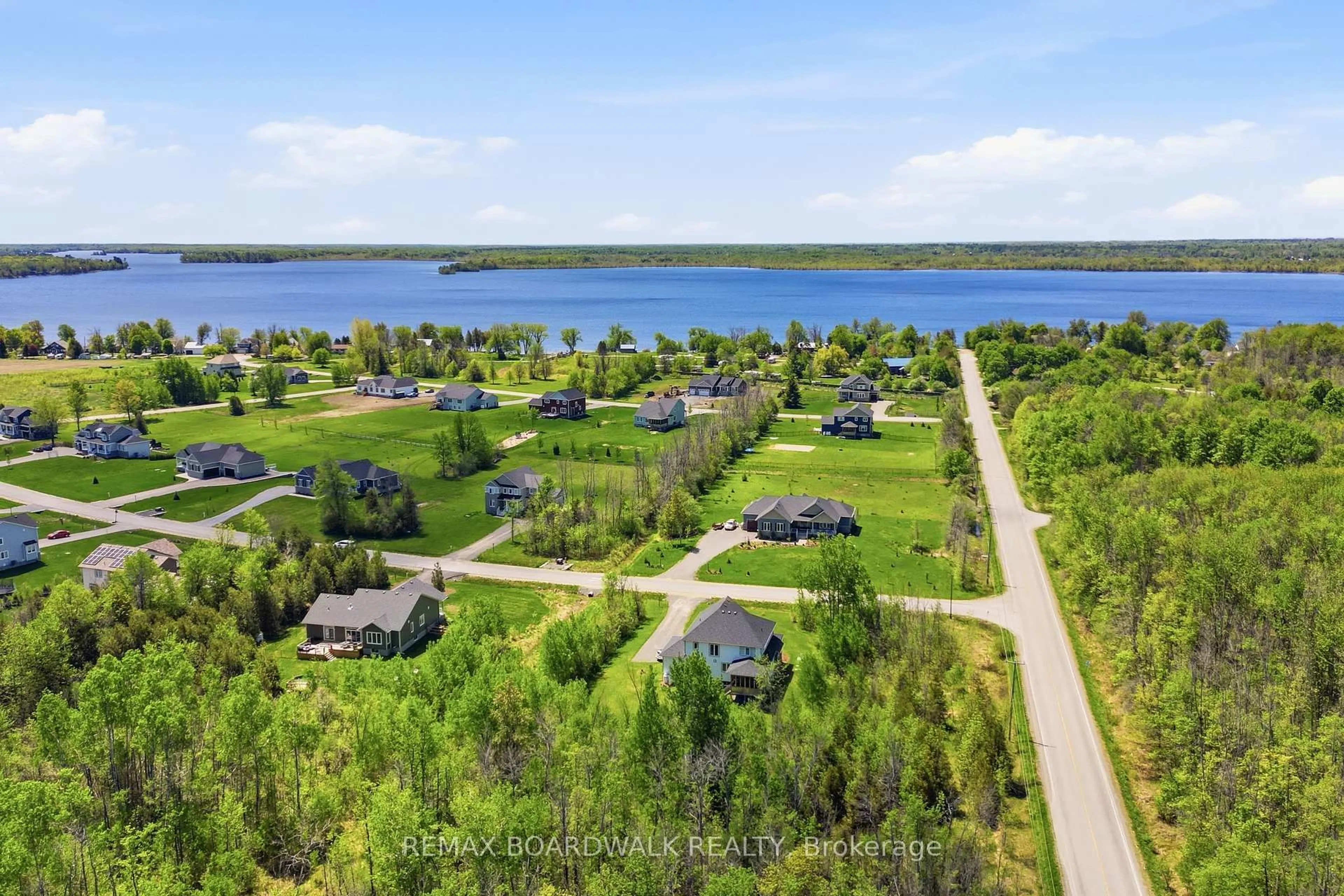 A pic from outside/outdoor area/front of a property/back of a property/a pic from drone, water/lake/river/ocean view for 115 Kaswit Dr, Carleton Place Ontario K7C 0C5
