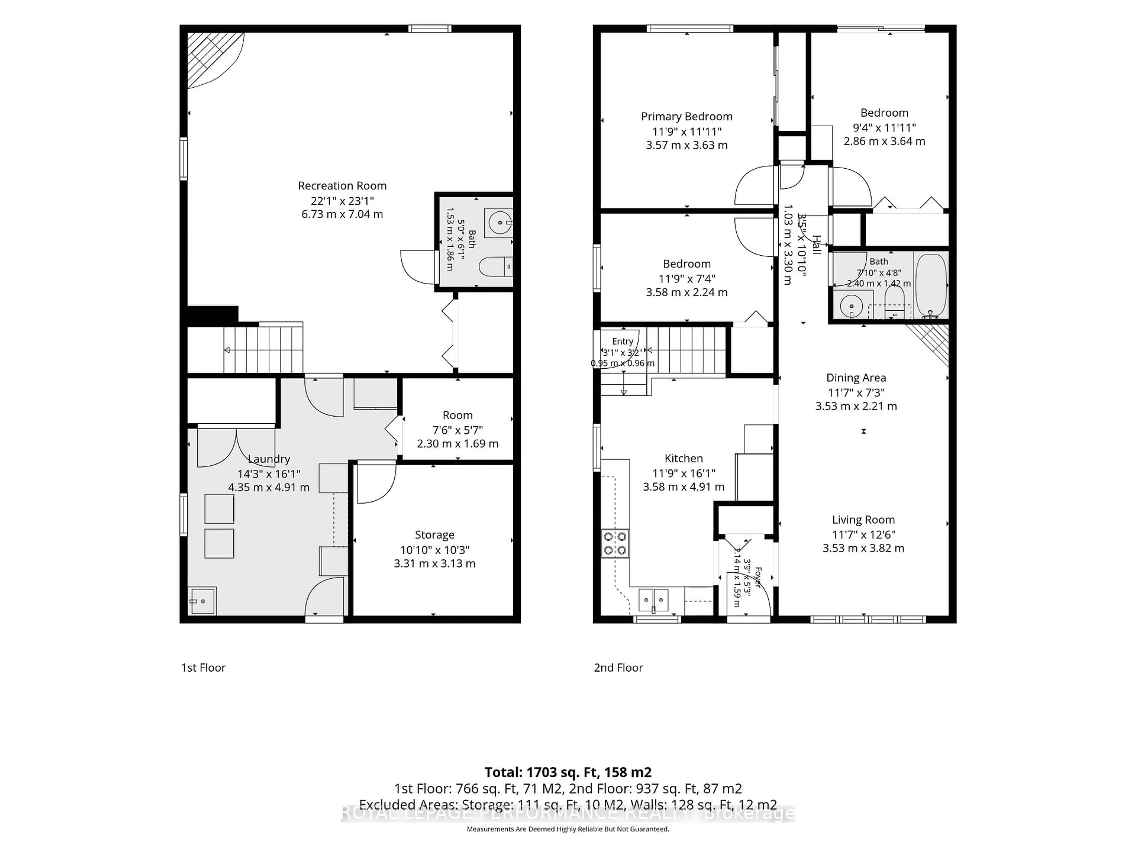 Floor plan for 10 Valecrest Dr, Cornwall Ontario K6H 6E1