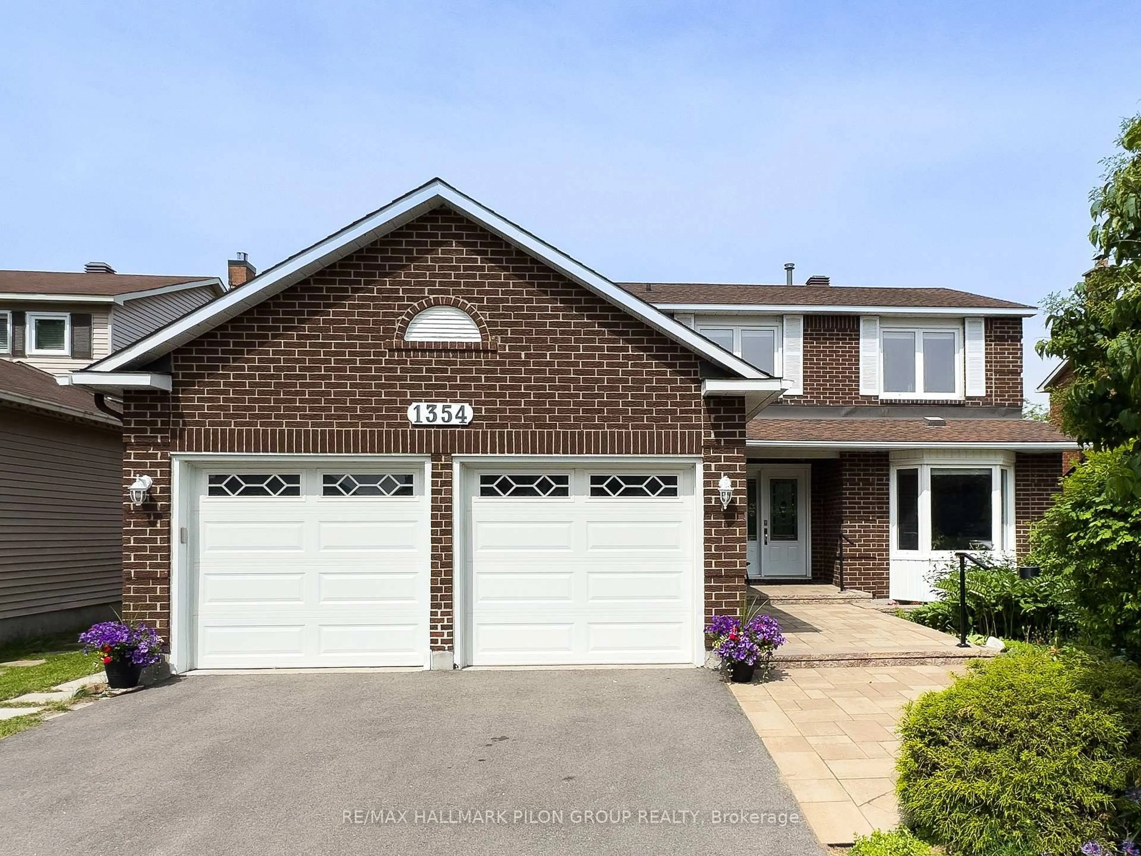 Home with brick exterior material, street for 1354 Mountainside Cres, Orleans Ontario K1E 3G5
