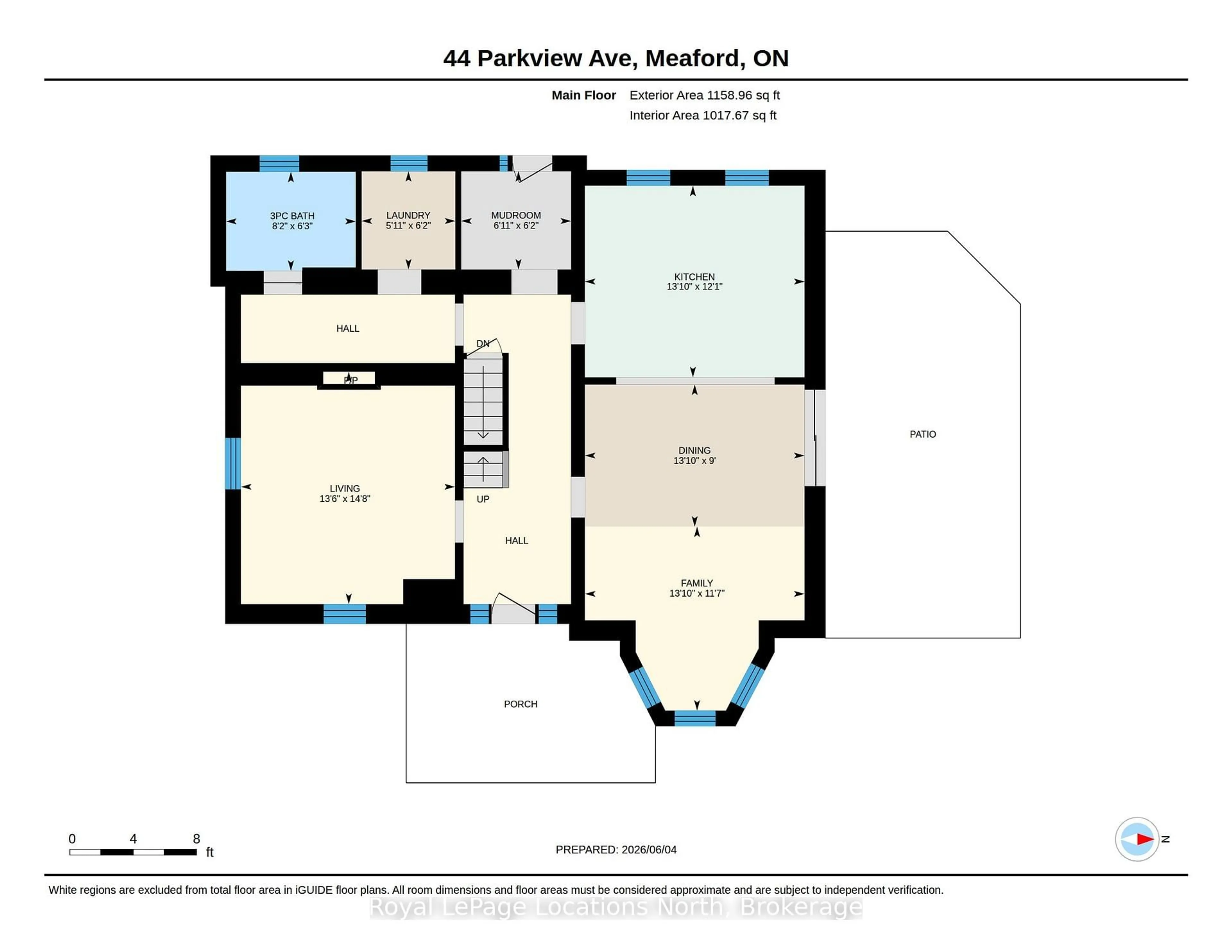 Floor plan for 44 Parkview Ave, Meaford Ontario N4L 1E5