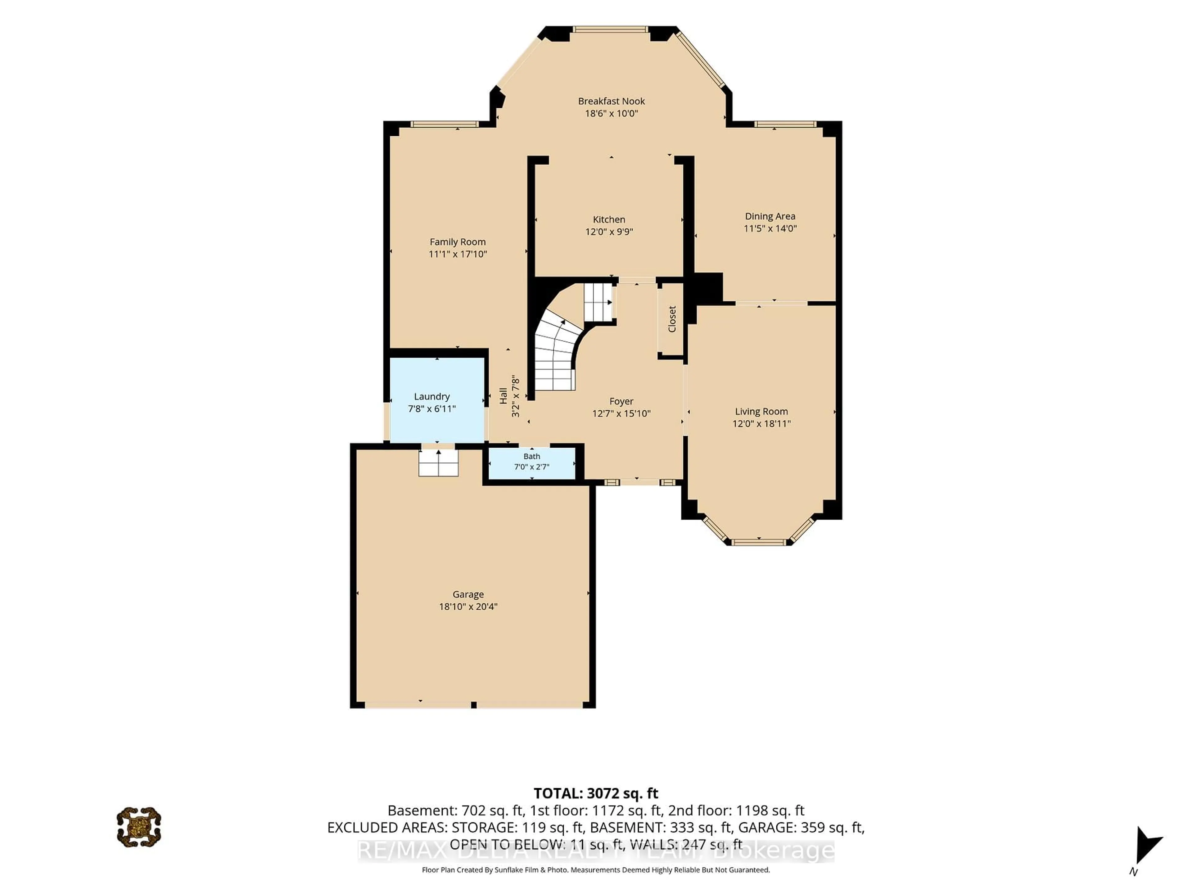Floor plan for 1426 Cheverny Cres, Ottawa Ontario K4A 3C8