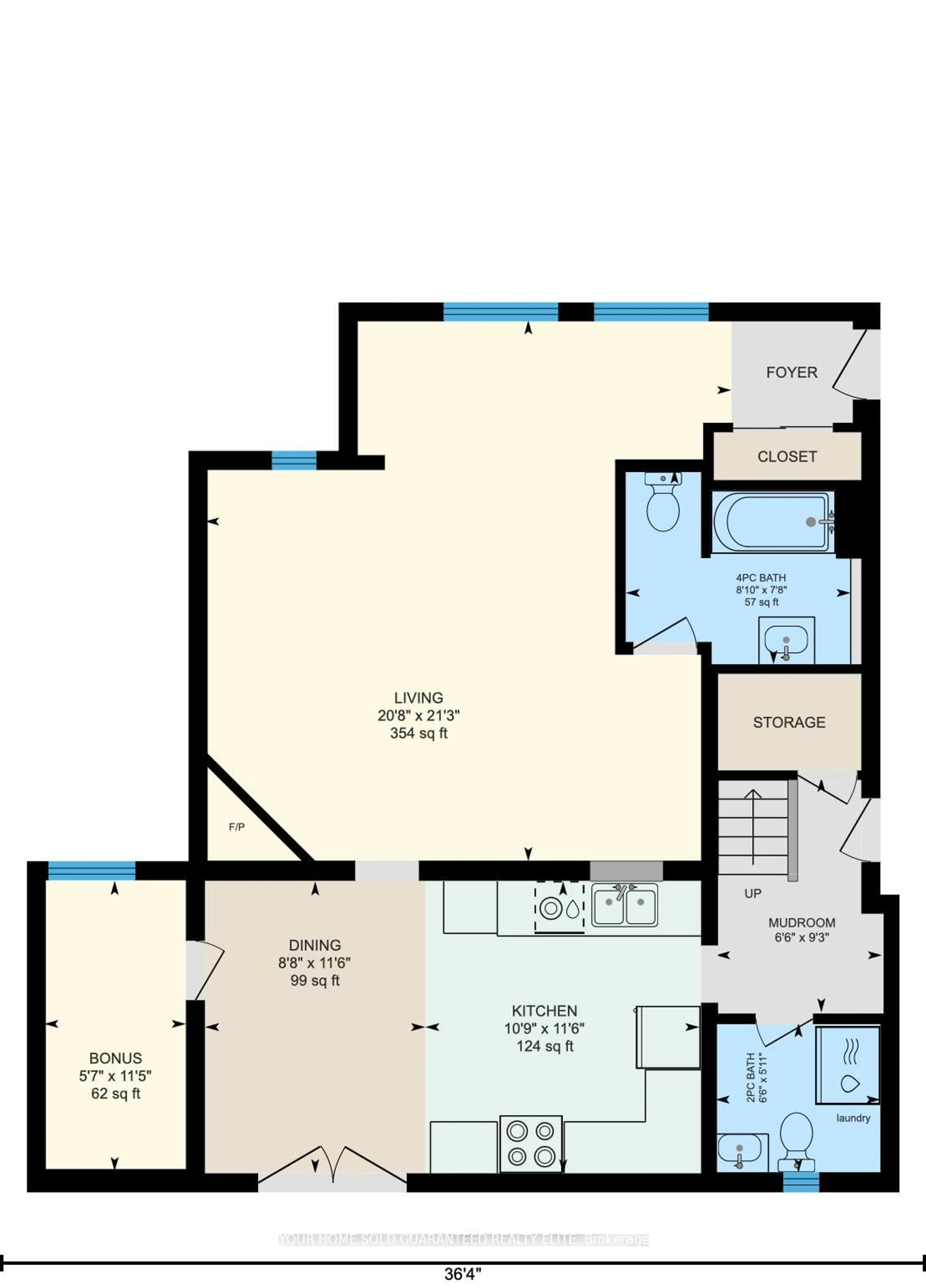 Floor plan for 126 Mountain St, Grimsby Ontario L3M 4E7