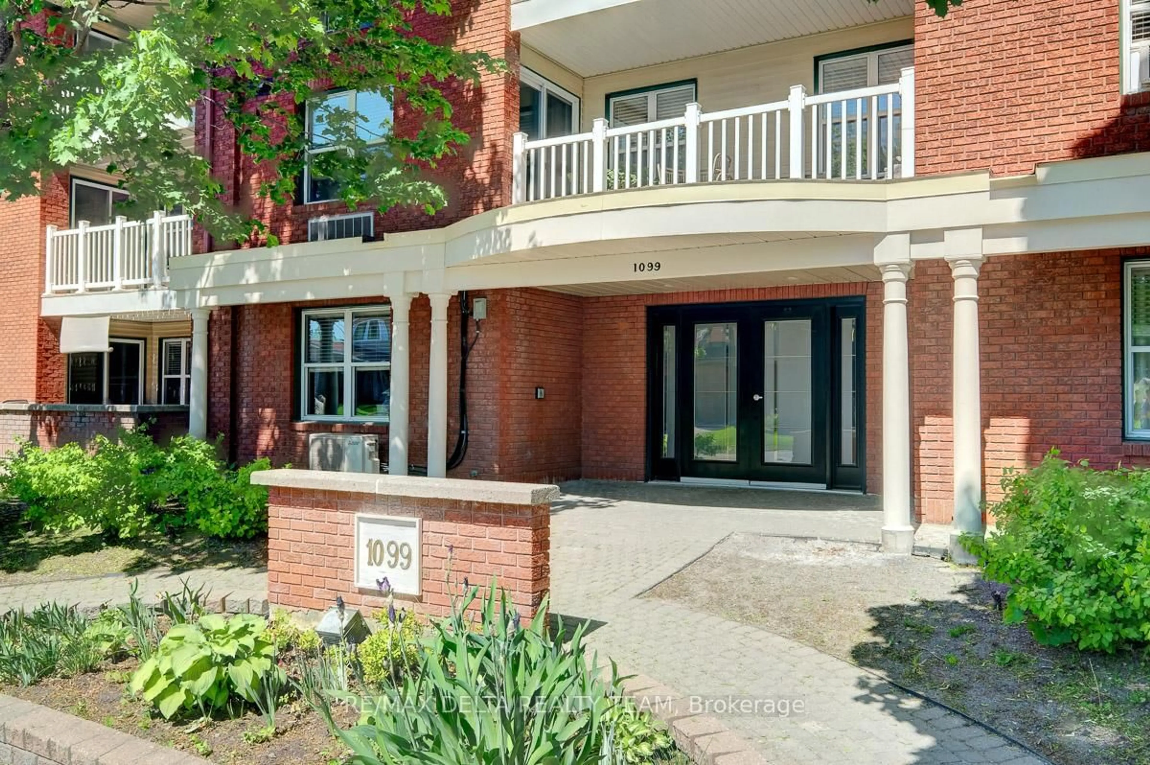 Home with brick exterior material, street for 1099 Cadboro Rd #107, Ottawa Ontario K1J 9K4