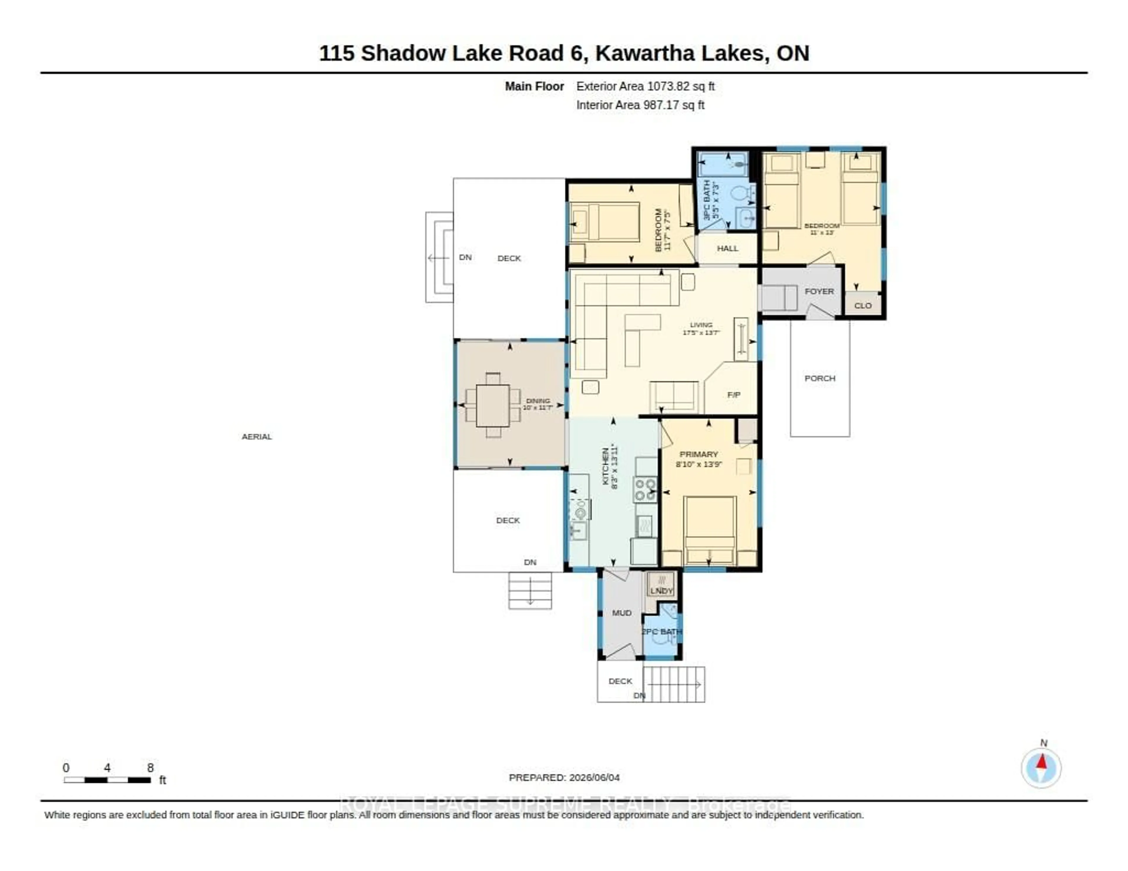 Floor plan for 115 Shadow Lake Rd 6 Rd, Kawartha Lakes Ontario K0M 1K0