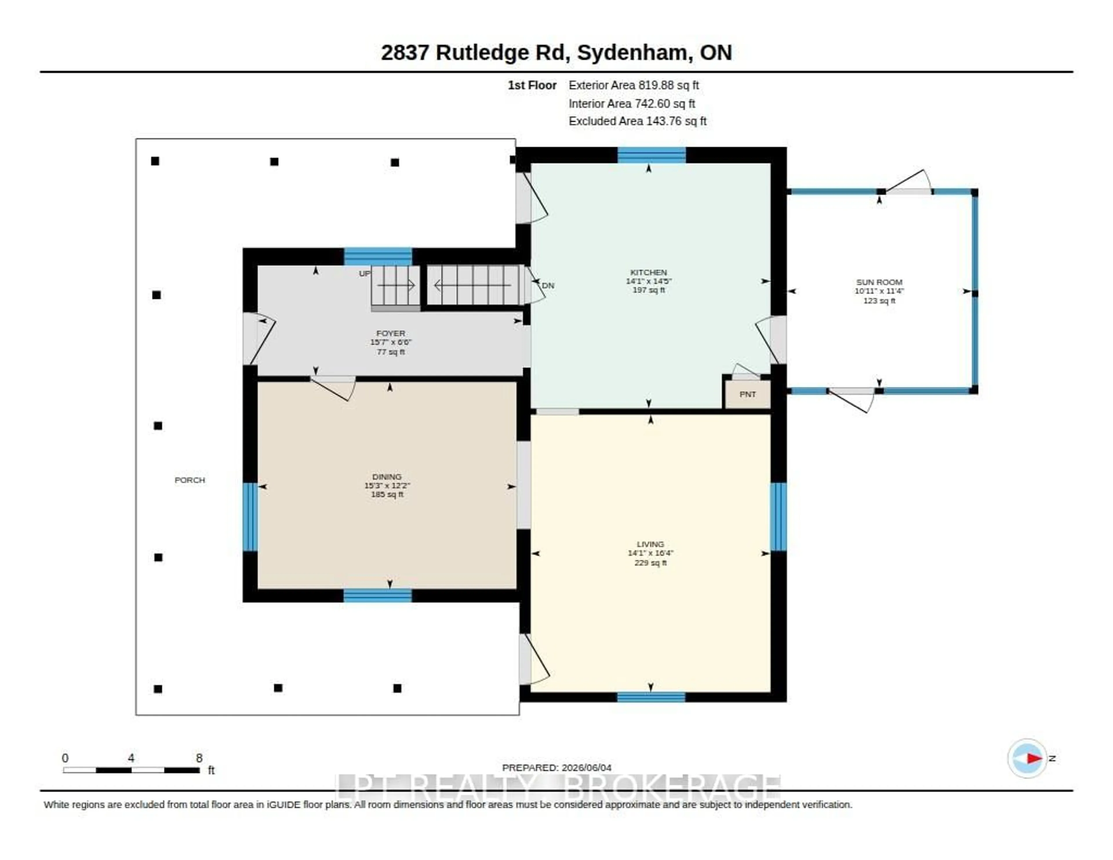 Floor plan for 2837 Rutledge Rd, Sydenham Ontario K0H 2T0