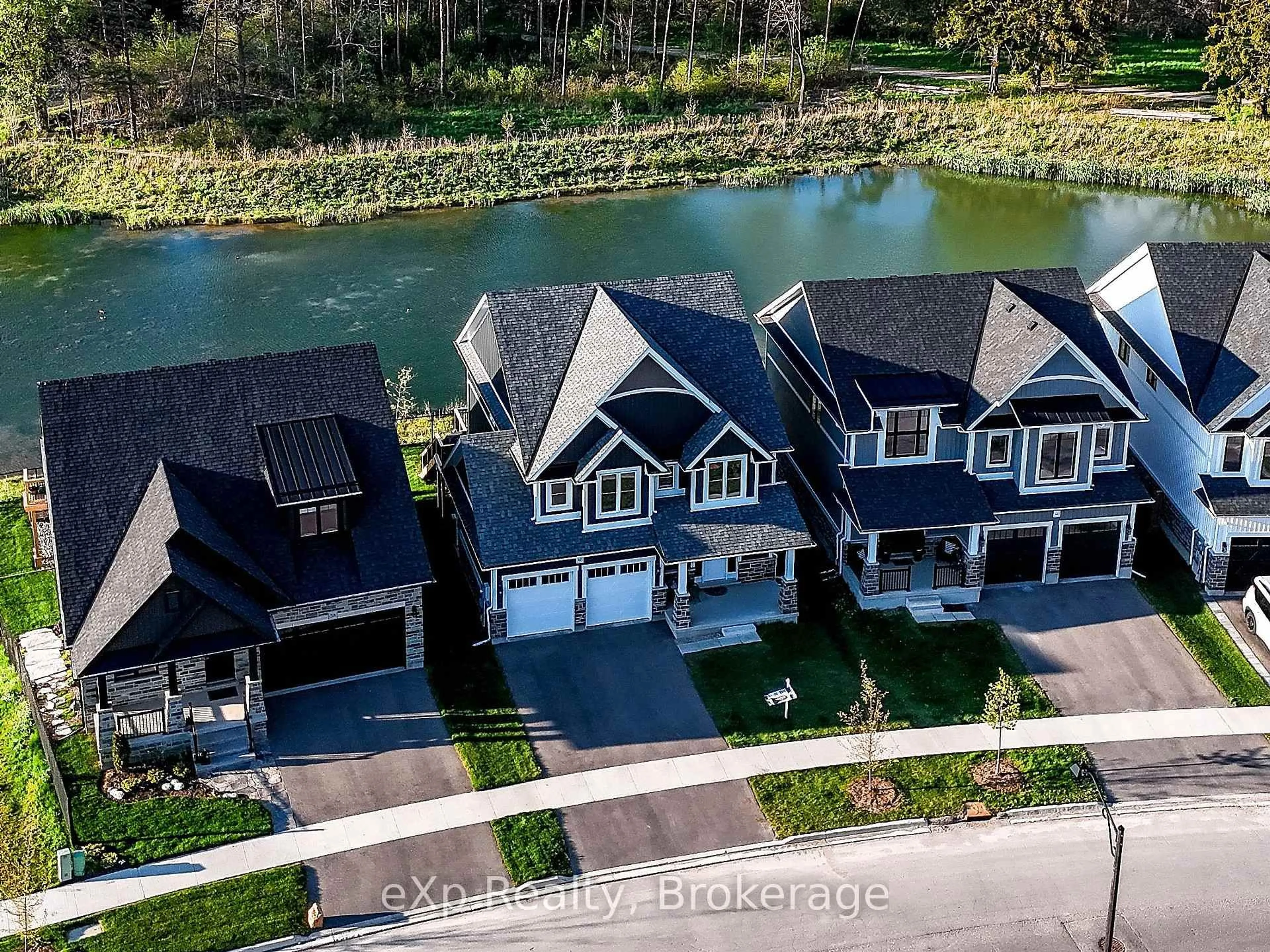 A pic from outside/outdoor area/front of a property/back of a property/a pic from drone, water/lake/river/ocean view for 62 Haylock Ave, Centre Wellington Ontario N0B 1S0