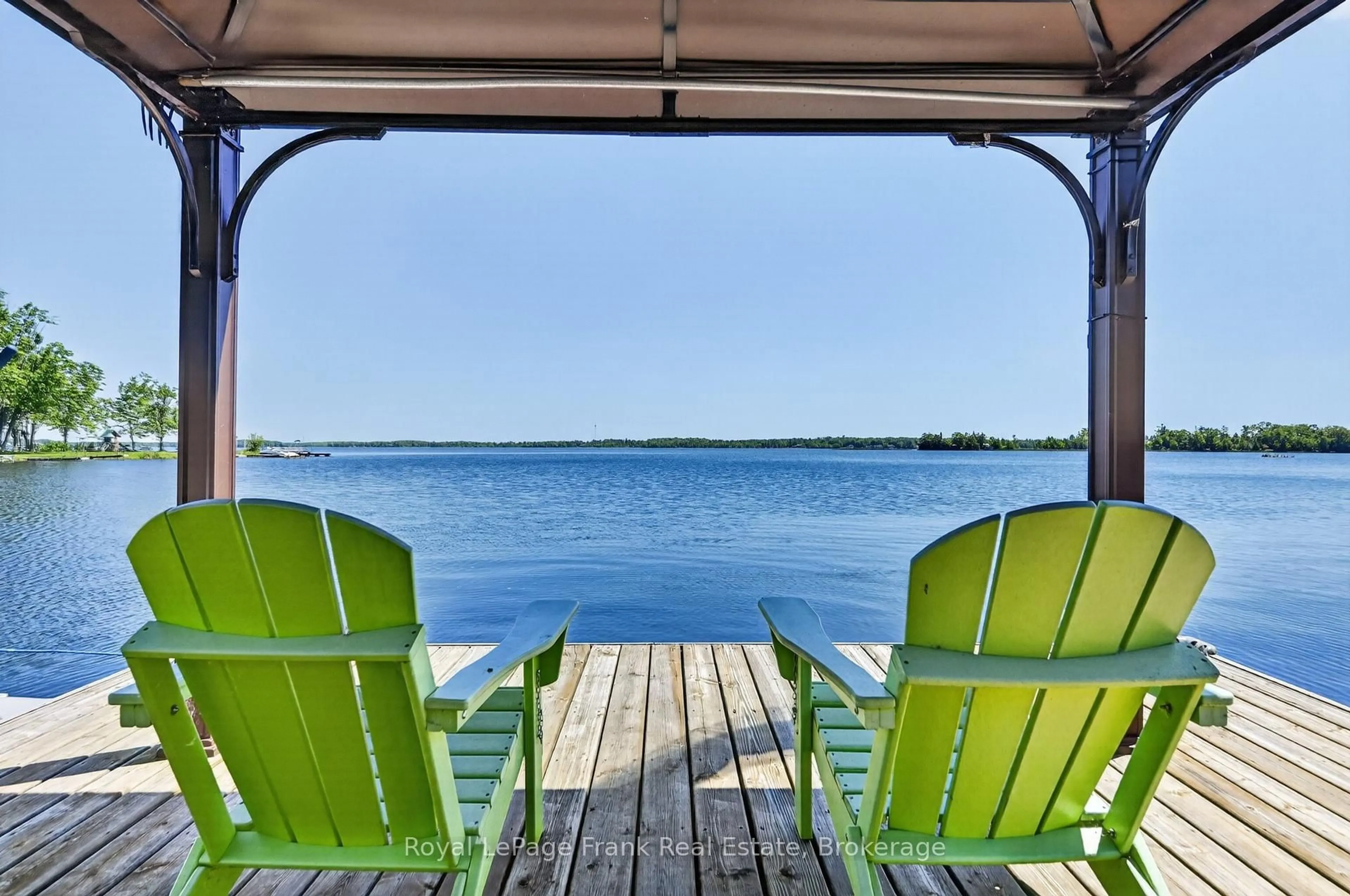 Patio, water/lake/river/ocean view for 210 Lakeshore Dr, Kawartha Lakes Ontario K0M 1A0