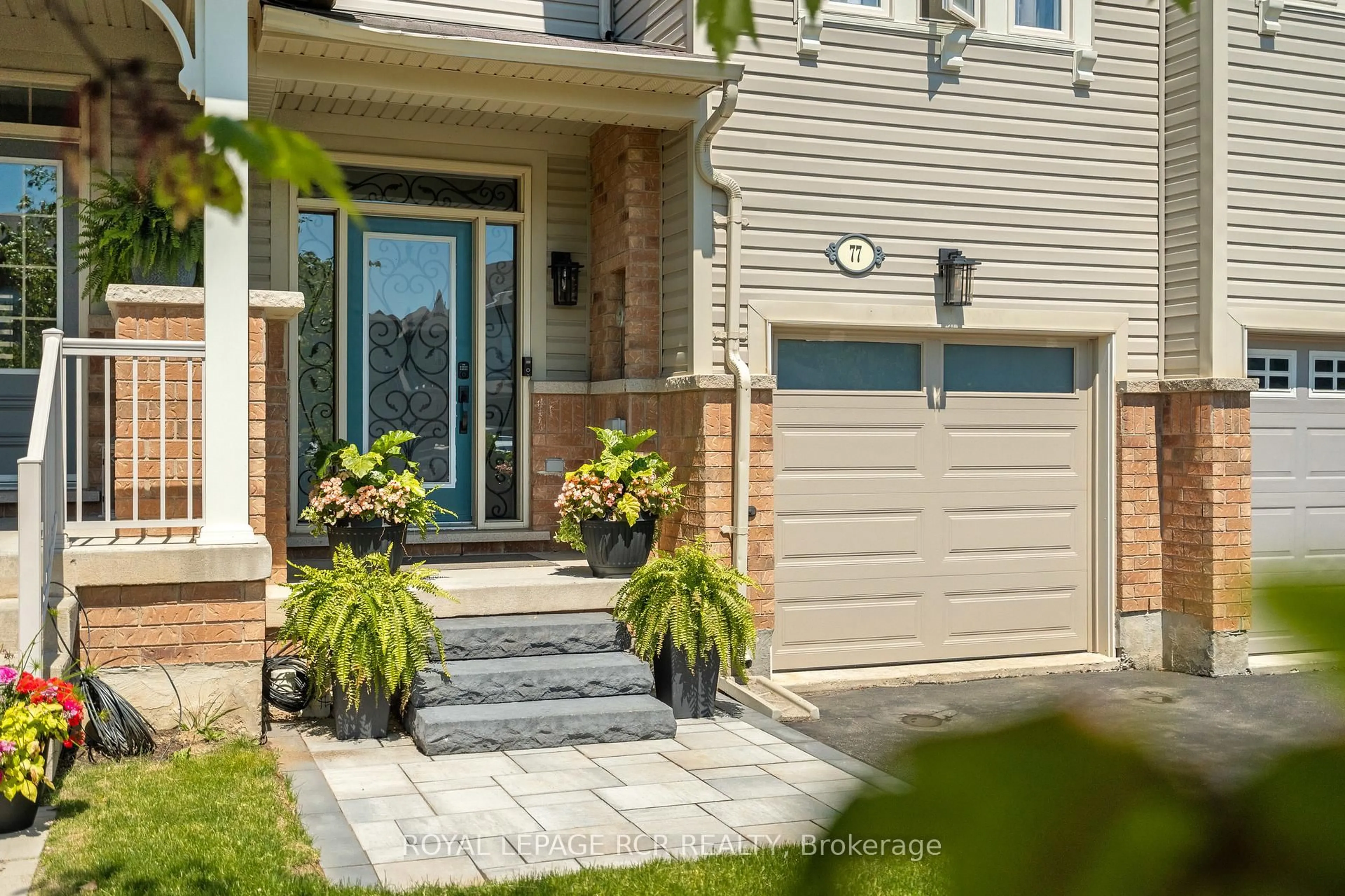 Home with brick exterior material, street for 77 Cathedral Crt, Hamilton Ontario L8B 0S1