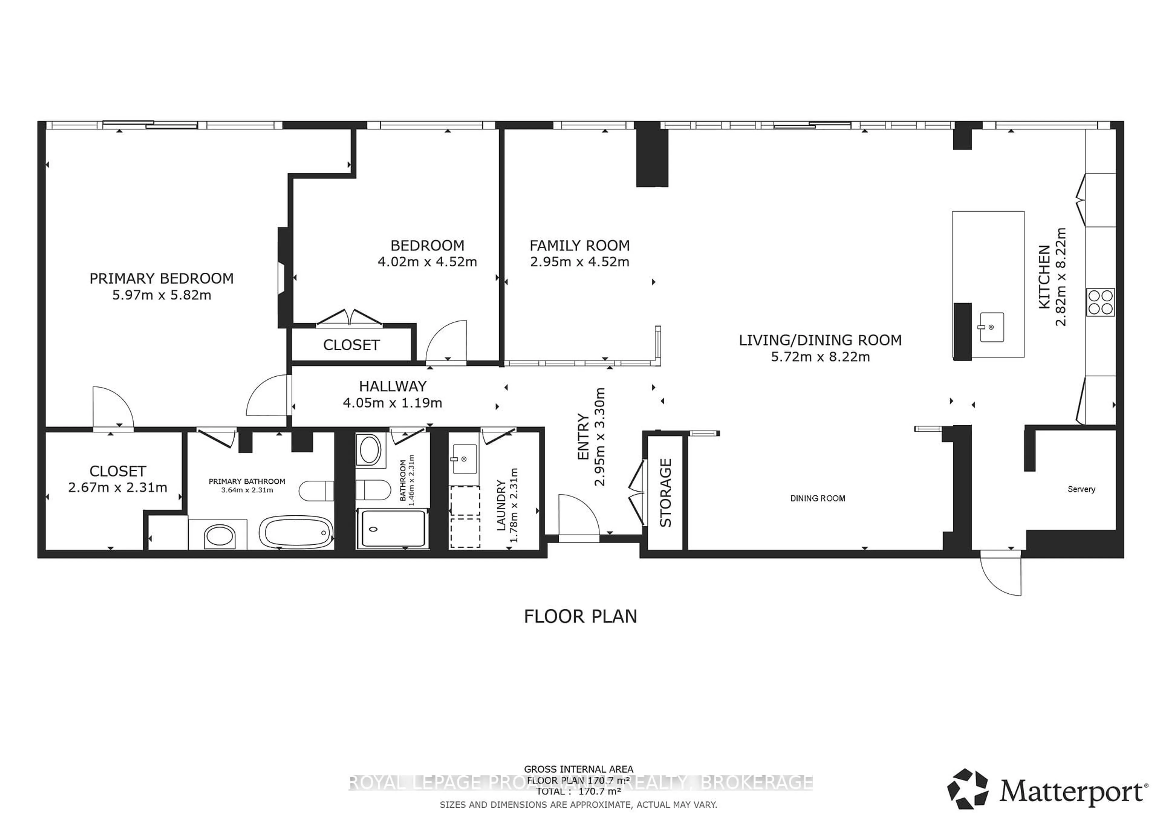 Floor plan for 165 Ontario St #505, Kingston Ontario K7L 2Y6