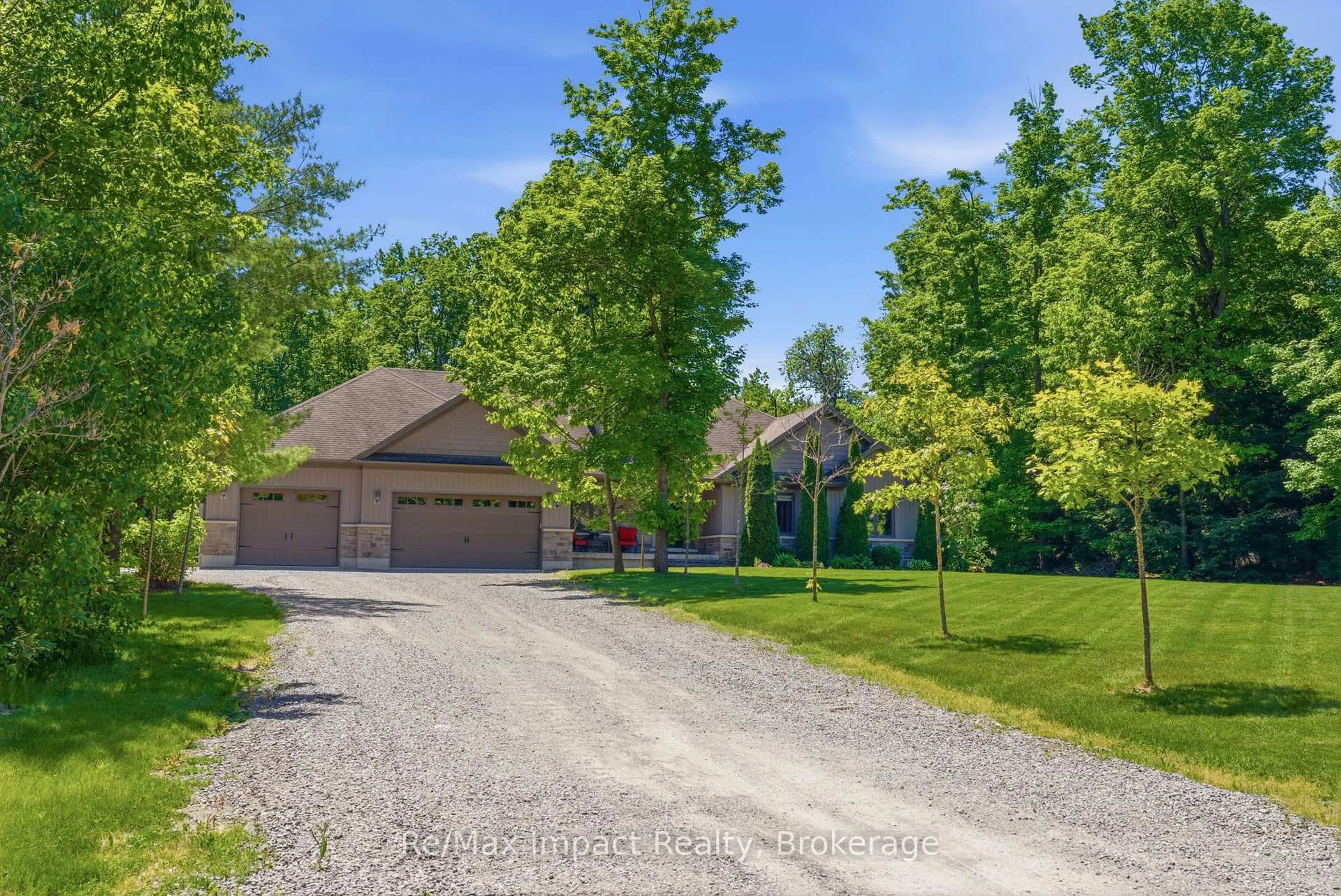 A pic from outside/outdoor area/front of a property/back of a property/a pic from drone, unknown for 489 Larmer Line, Cavan Monaghan Ontario K0L 1V0