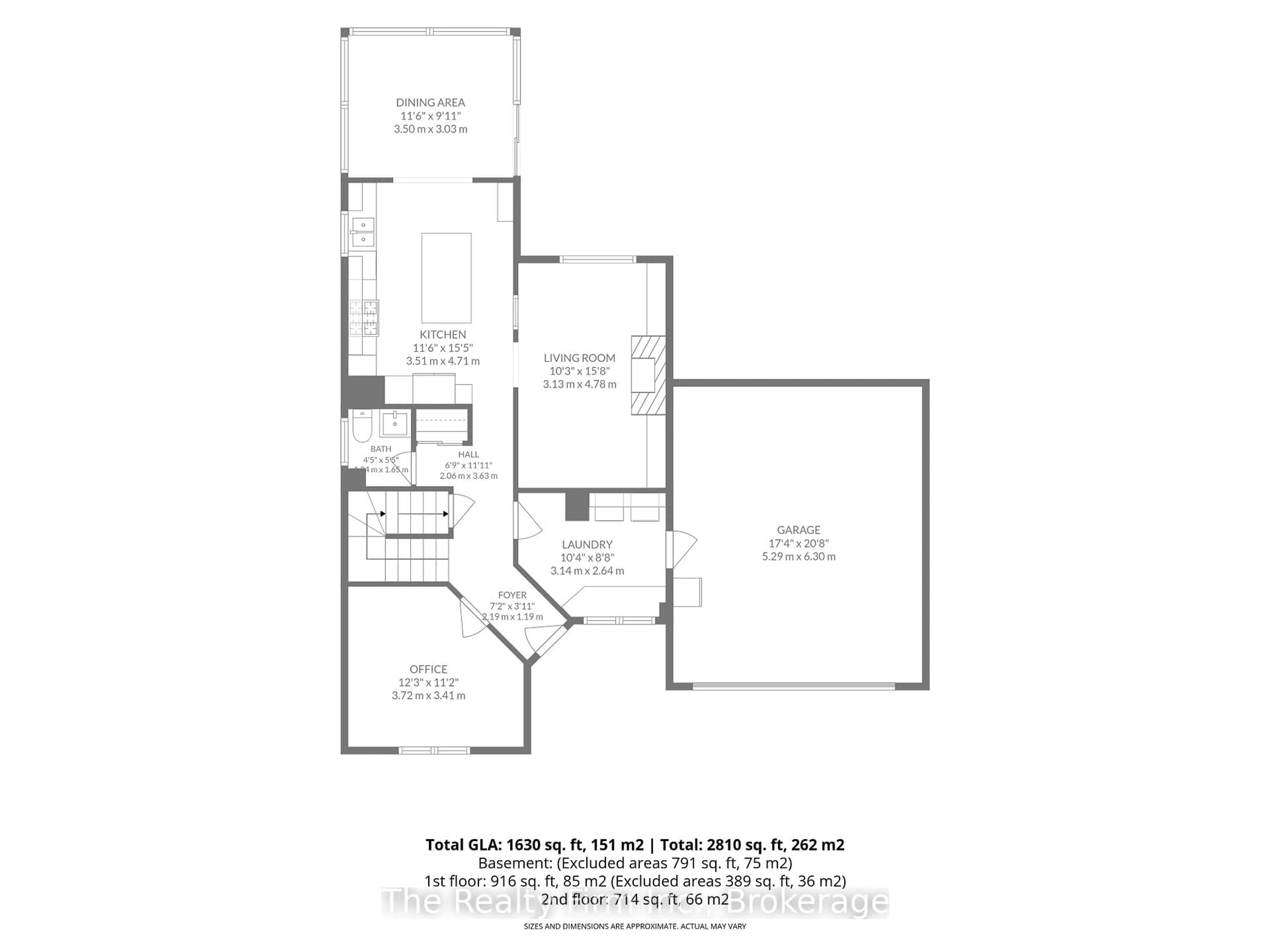 Floor plan for 125 Anderson St, Woodstock Ontario N4S 8Z6
