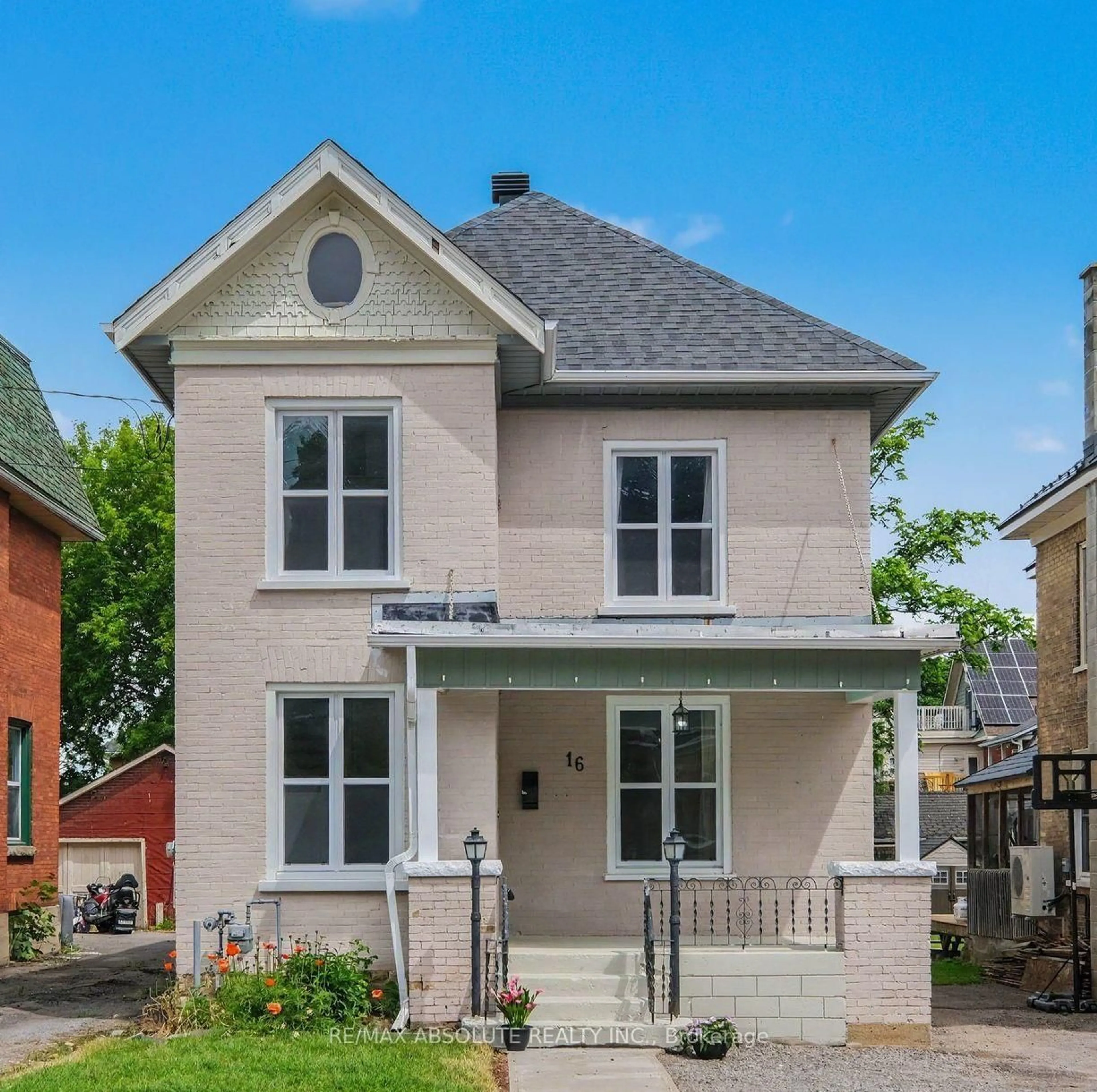 Home with brick exterior material, street for 16 Glen Ave, Smiths Falls Ontario K7A 1S2