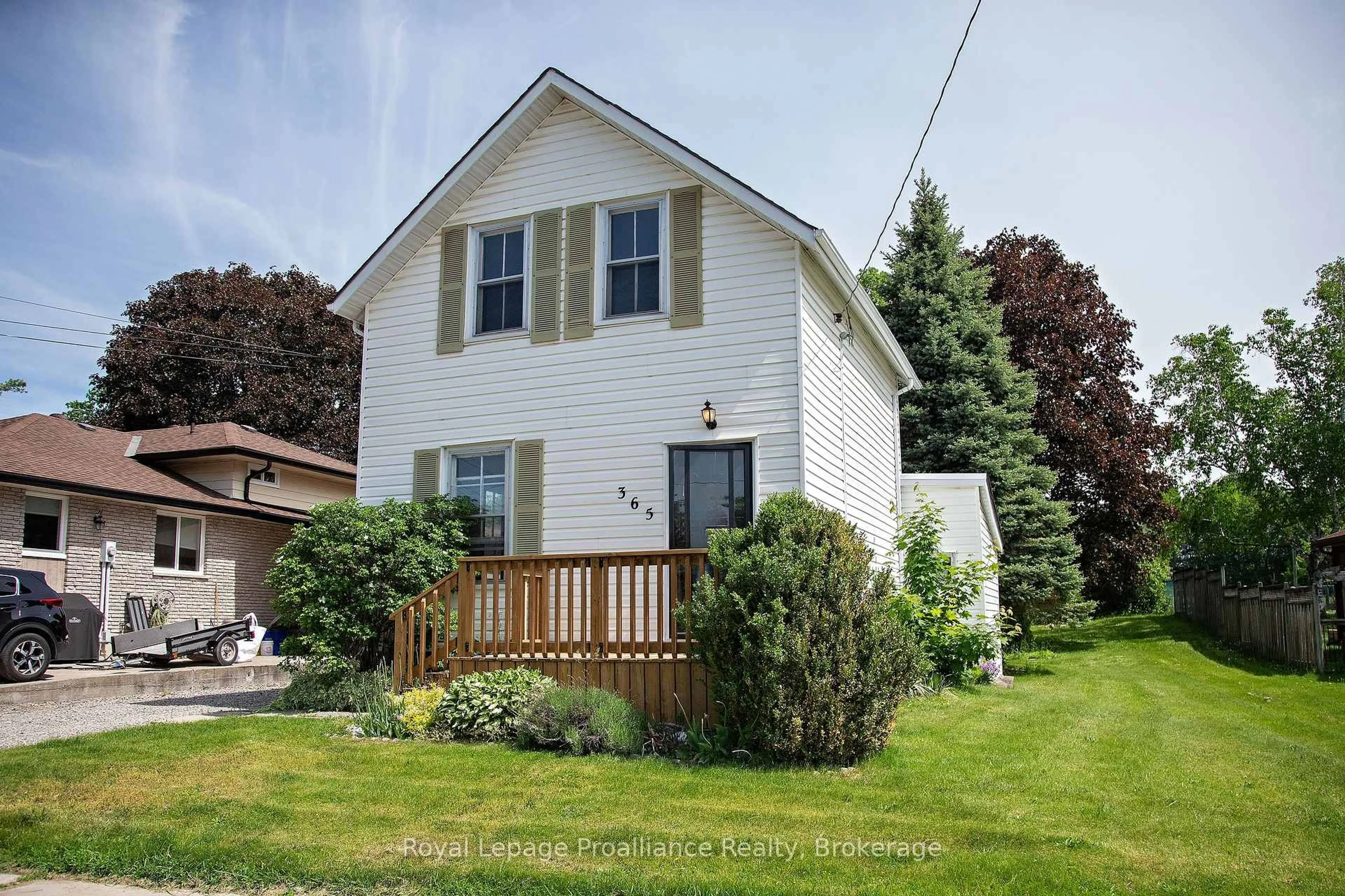 Home with vinyl exterior material, street for 365 St. Joseph St, Tweed Ontario K0K 3J0