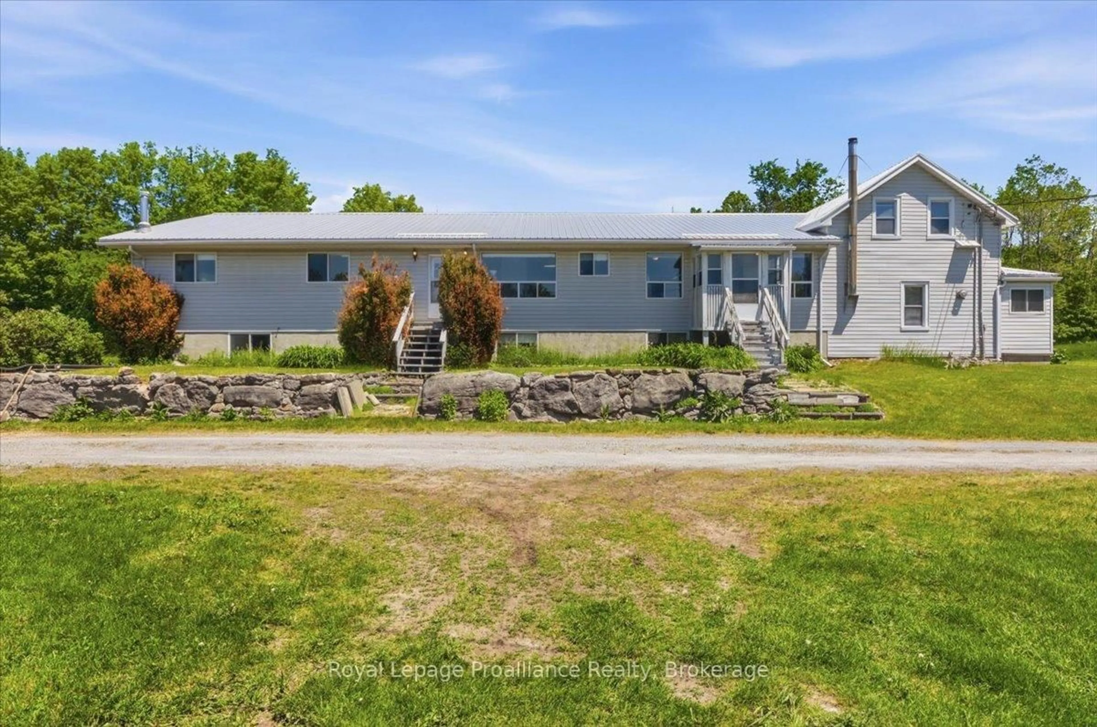 A pic from outside/outdoor area/front of a property/back of a property/a pic from drone, unknown for 1401 Vanderwater Rd, Thomasburg Ontario K0K 3H0