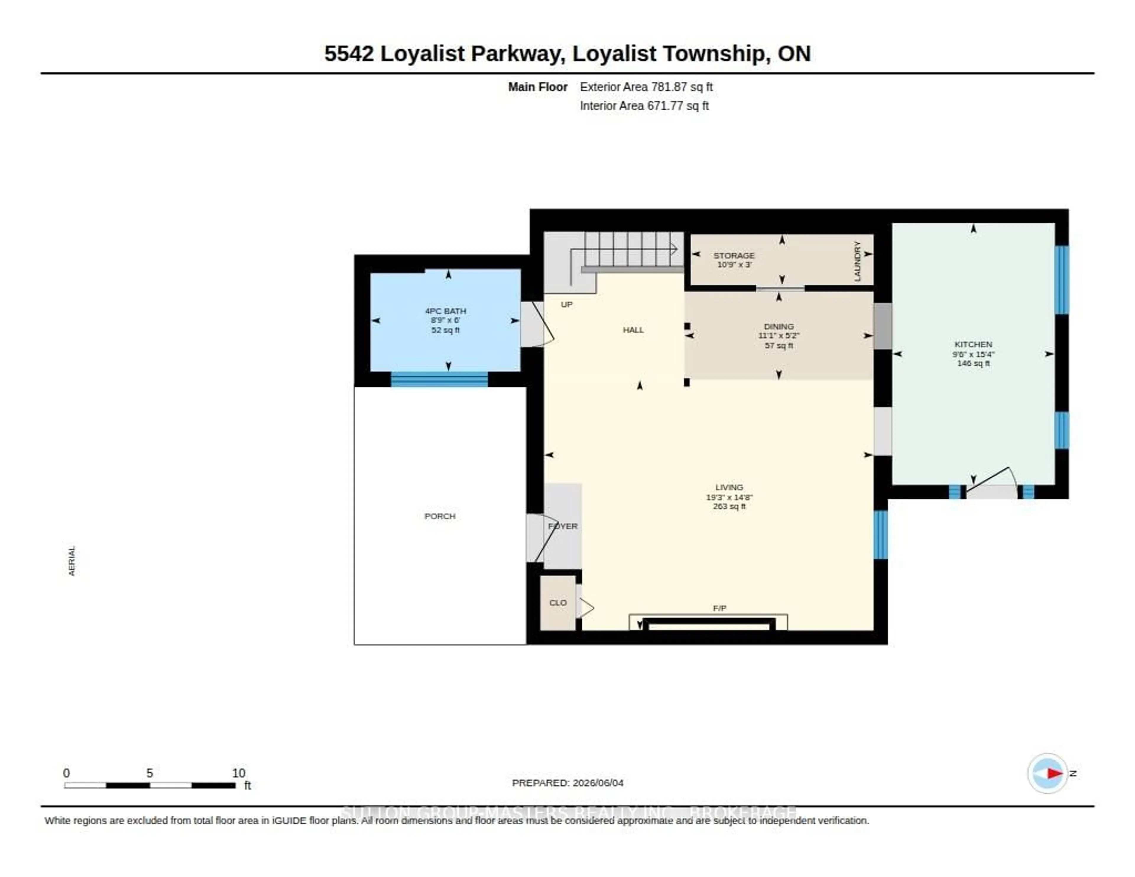 Floor plan for 5542 Loyalist Parkway Rd, Bath Ontario K0H 1G0