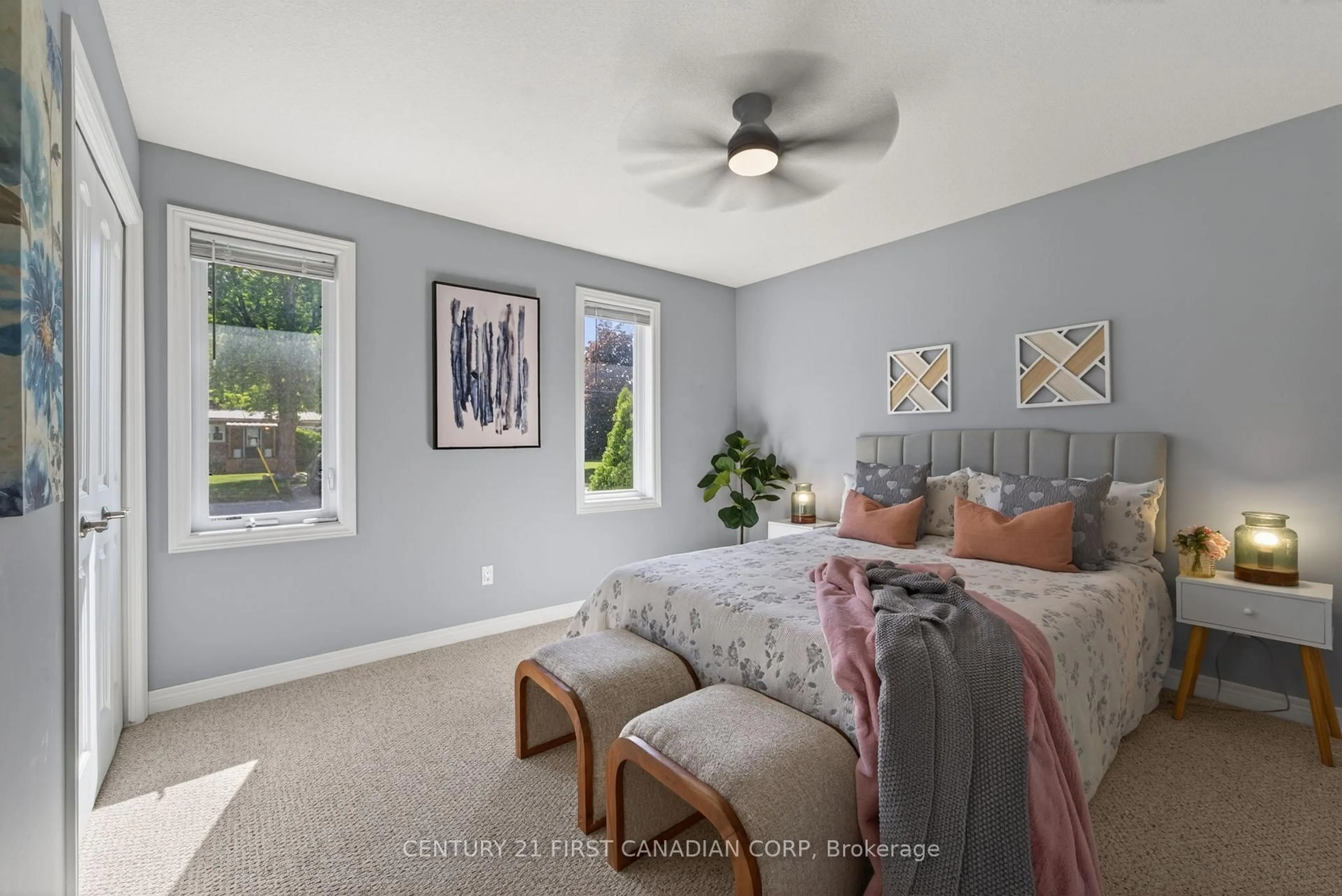 Bedroom with bed, unknown for 171 Francis St, South Huron Ontario N0M 1S3