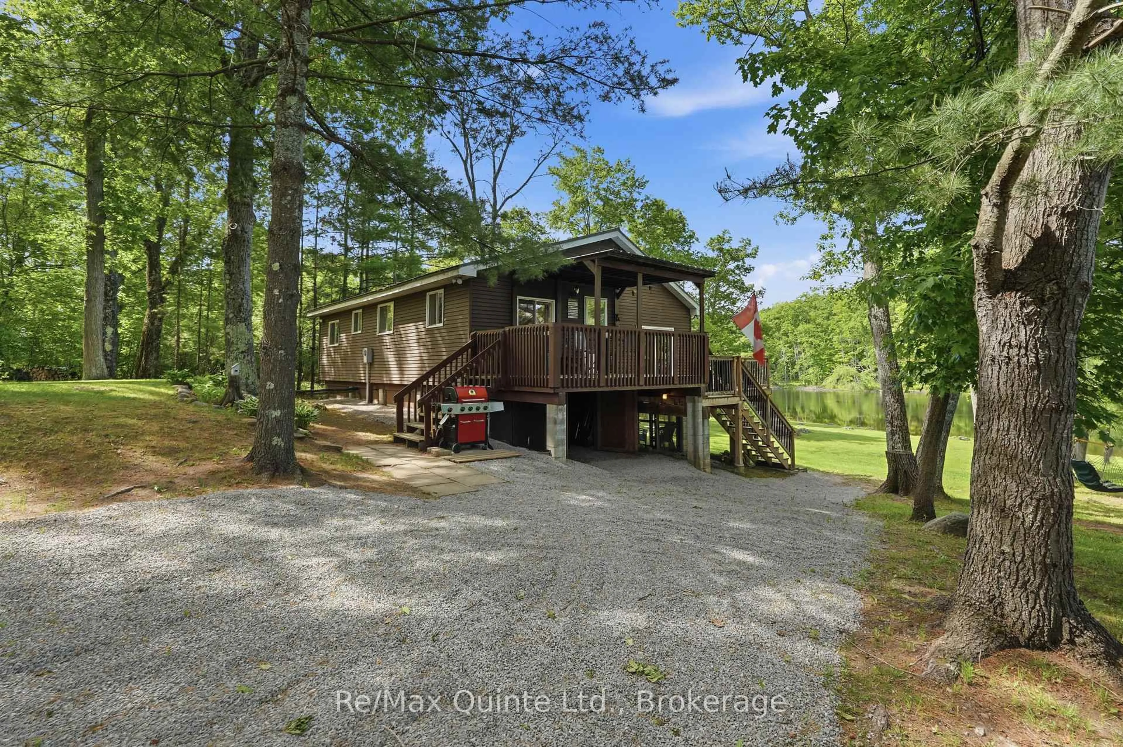 A pic from outside/outdoor area/front of a property/back of a property/a pic from drone, water/lake/river/ocean view for 849 Bowen Rd, Havelock-Belmont-Methuen Ontario K0L 1Z0