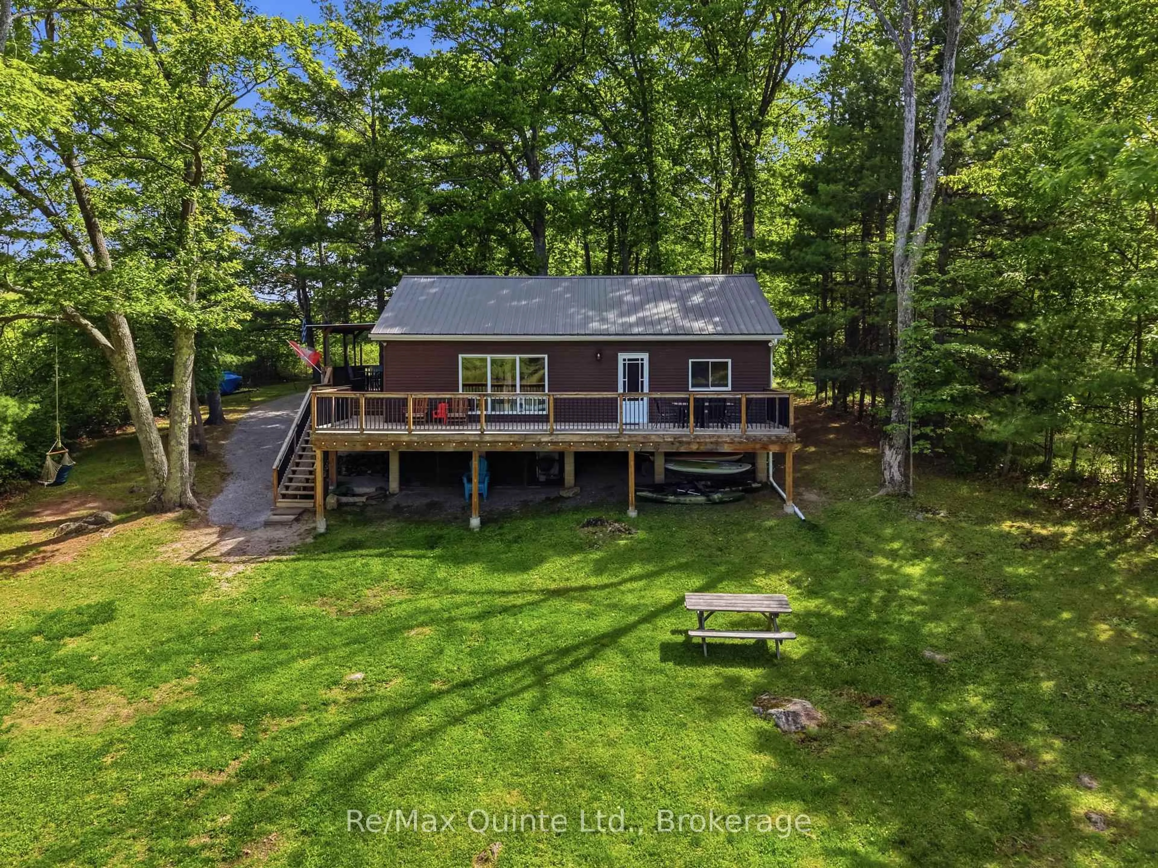 A pic from outside/outdoor area/front of a property/back of a property/a pic from drone, water/lake/river/ocean view for 849 Bowen Rd, Havelock-Belmont-Methuen Ontario K0L 1Z0
