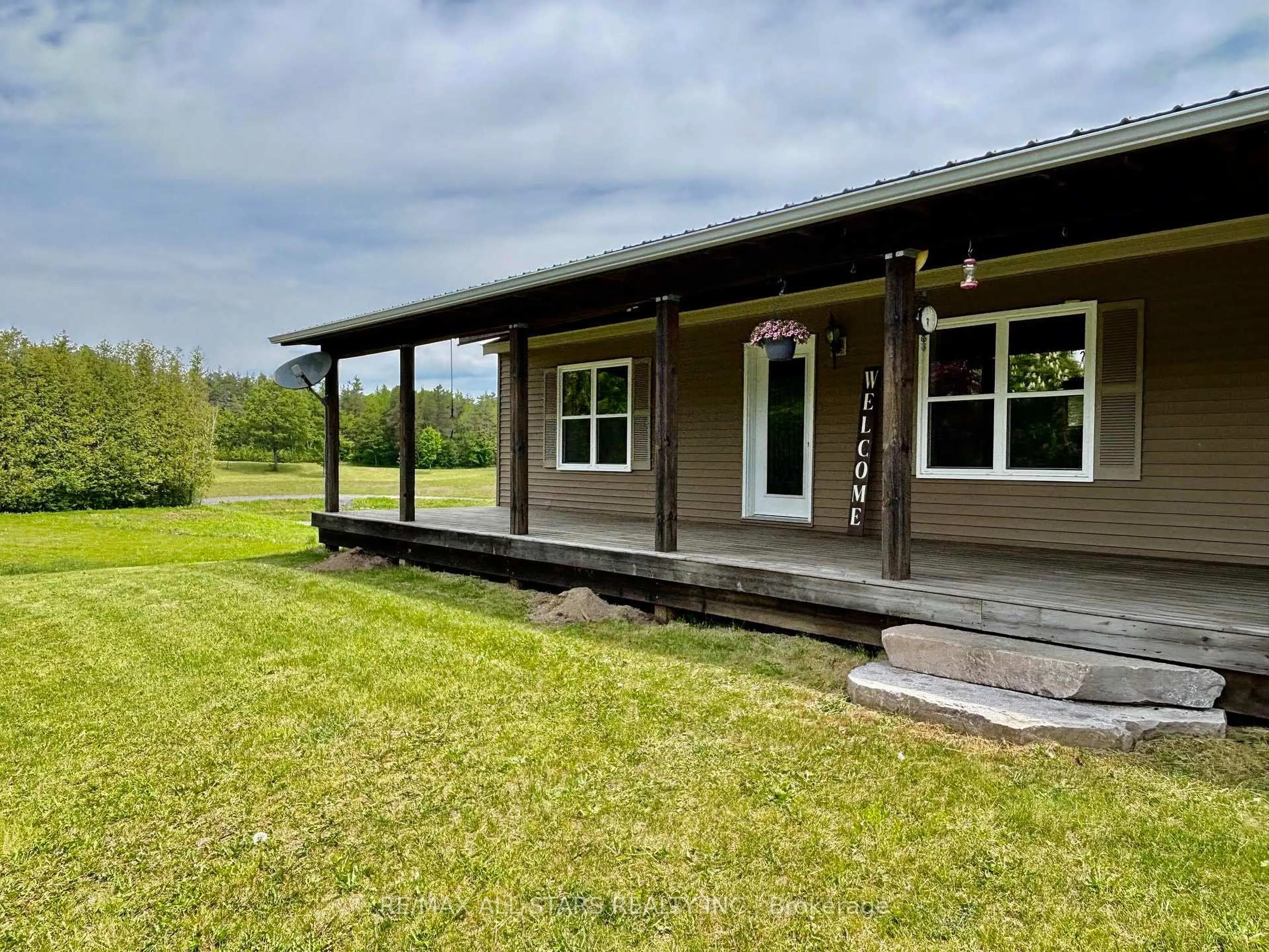 A pic from outside/outdoor area/front of a property/back of a property/a pic from drone, unknown for 502 PontyPool Rd, Kawartha Lakes Ontario L0A 1K0