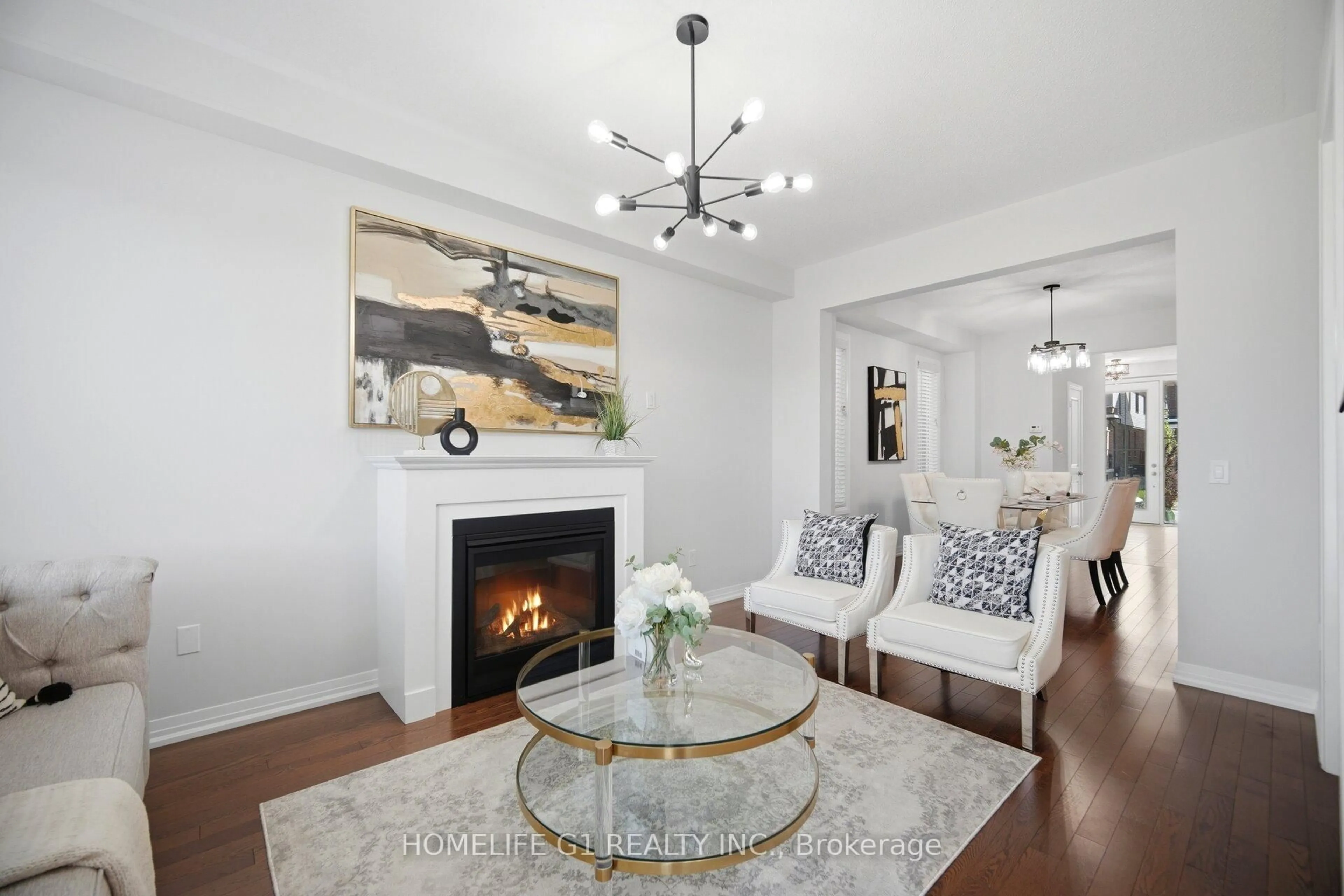 Living room with furniture, unknown for 127 Fairey Cres, Hamilton Ontario L0R 1W0