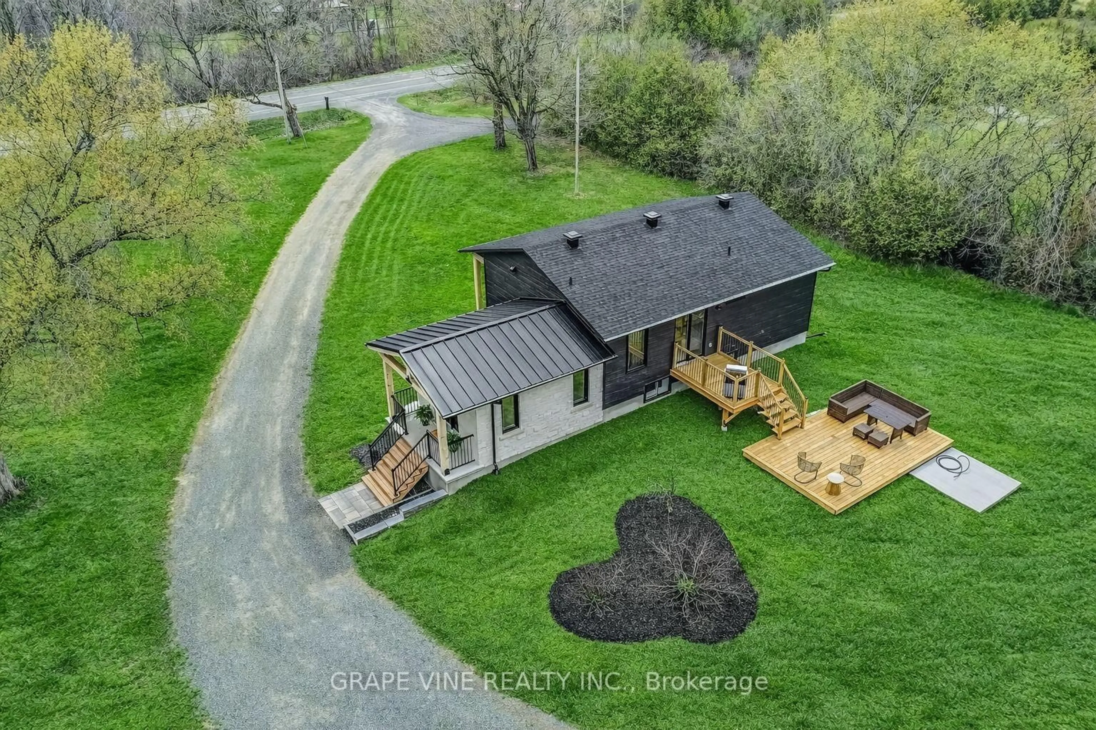 A pic from outside/outdoor area/front of a property/back of a property/a pic from drone, building for 1671 County RD 43 Rd, North Grenville Ontario K0G 1G0