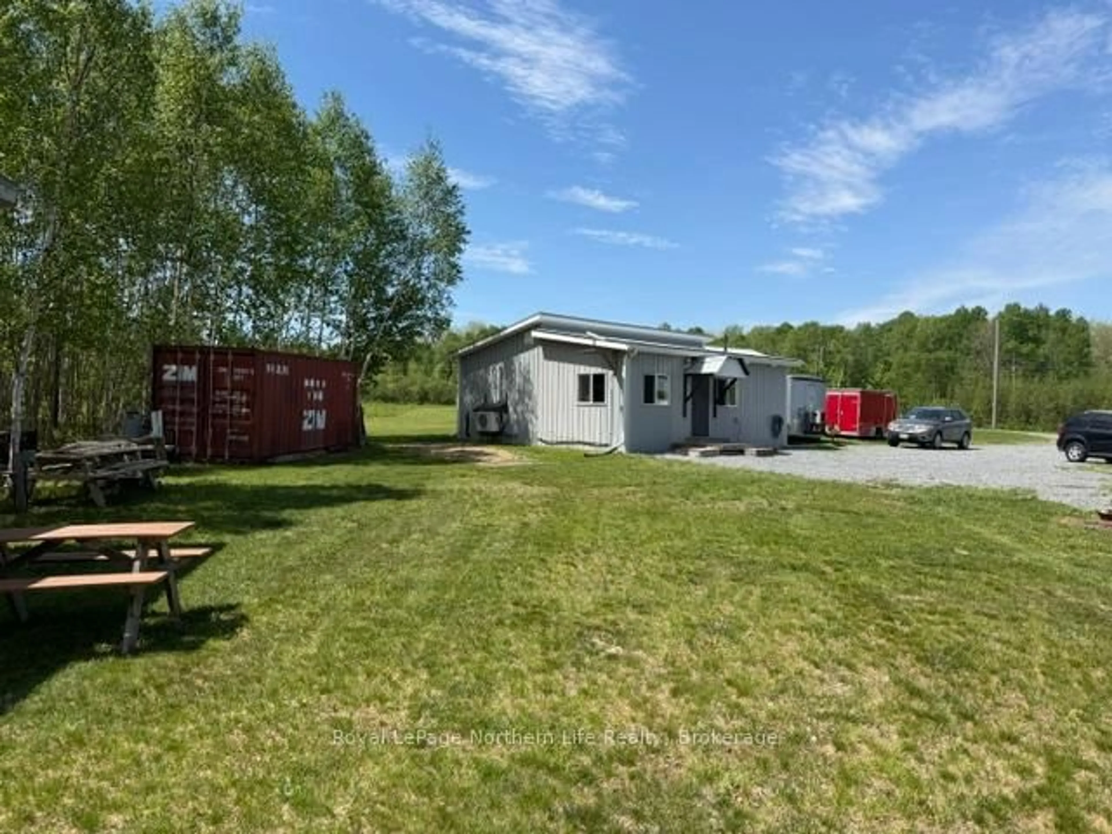 A pic from outside/outdoor area/front of a property/back of a property/a pic from drone, unknown for 49 Nicholson Rd, West Nipissing Ontario P0H 2C0