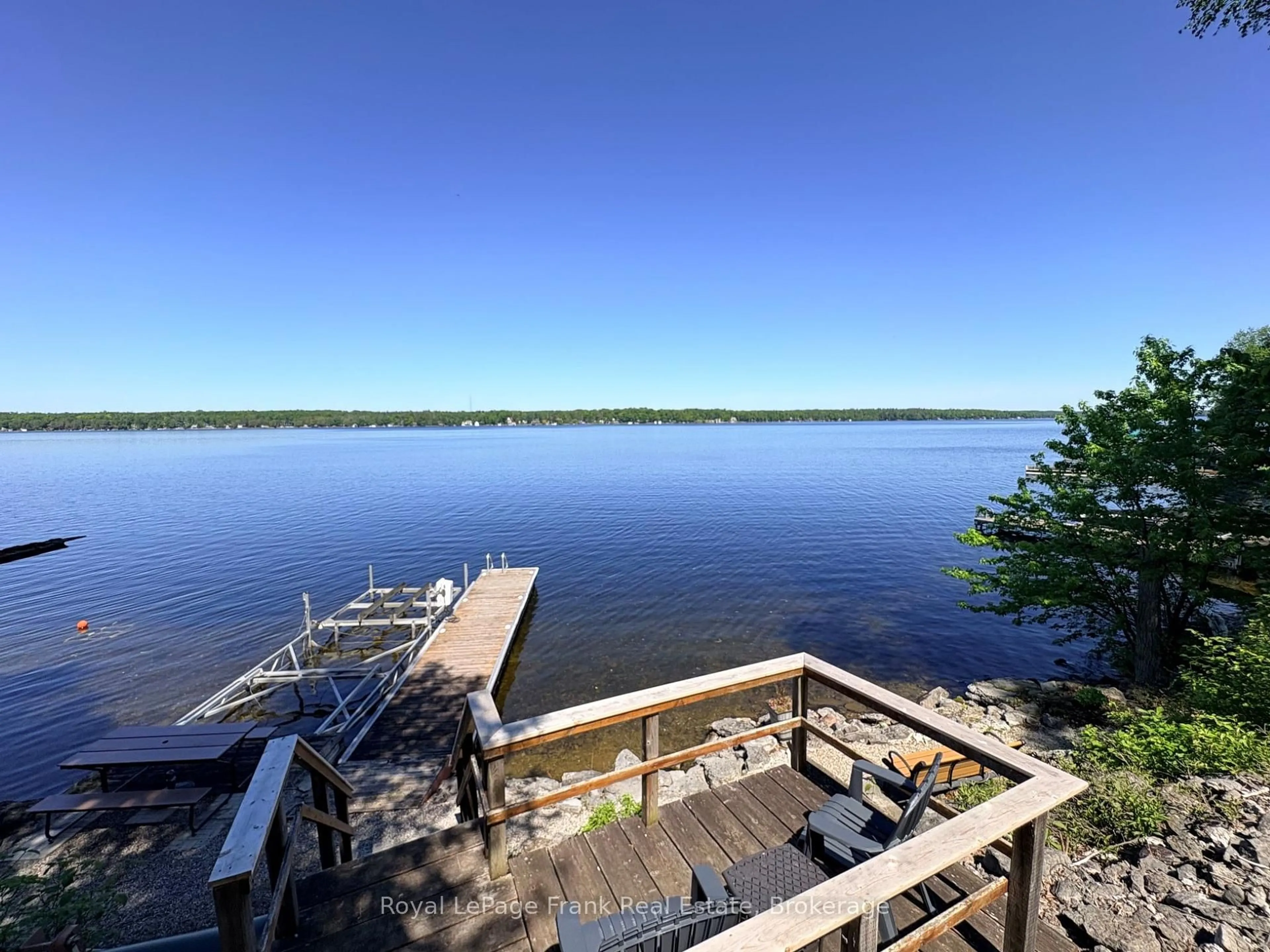 Patio, water/lake/river/ocean view for 944 Birchcliff Dr, Douro-Dummer Ontario K0L 2H0