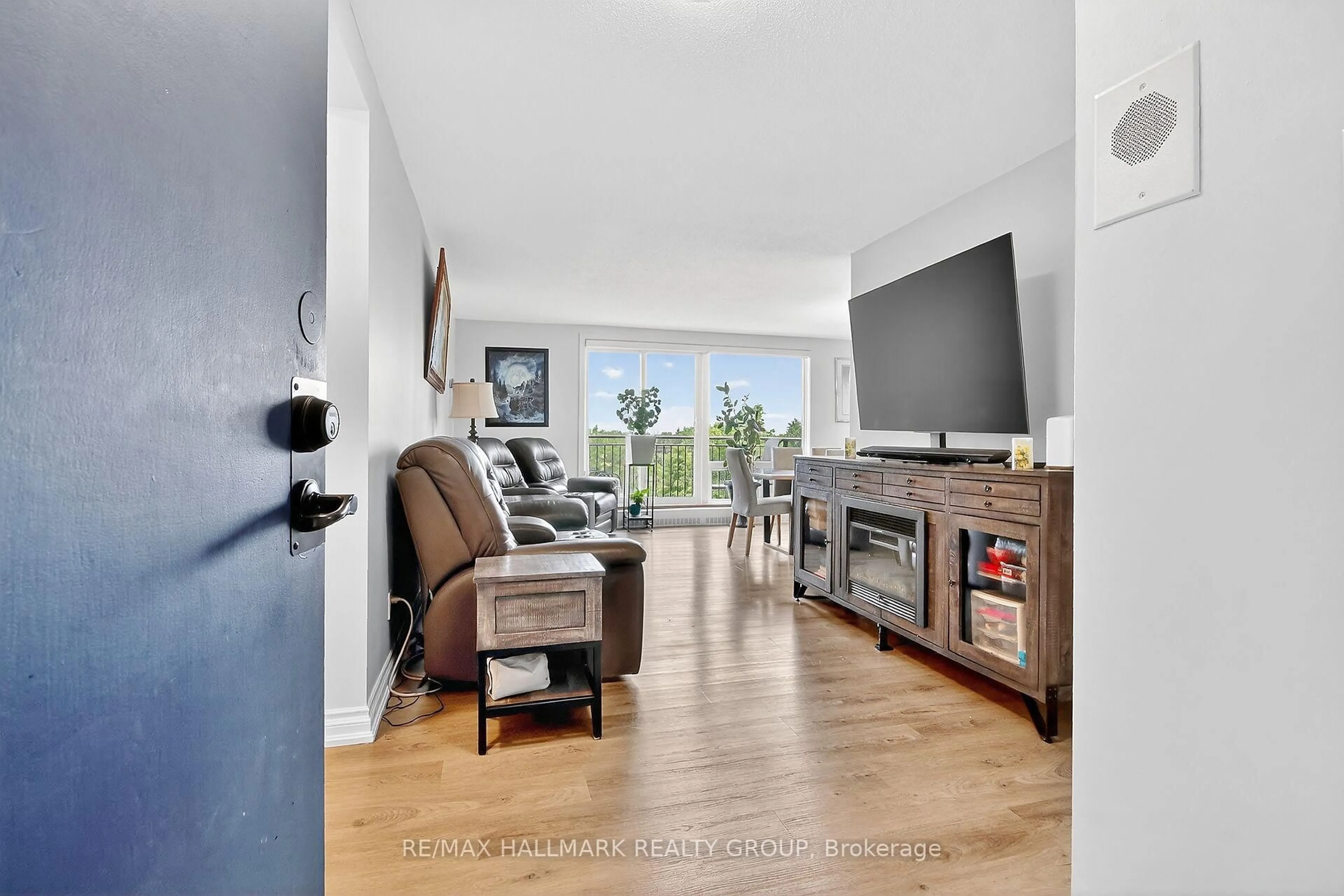 Living room with furniture, unknown for 1485 Baseline Rd #615, Ottawa Ontario K2C 3L8