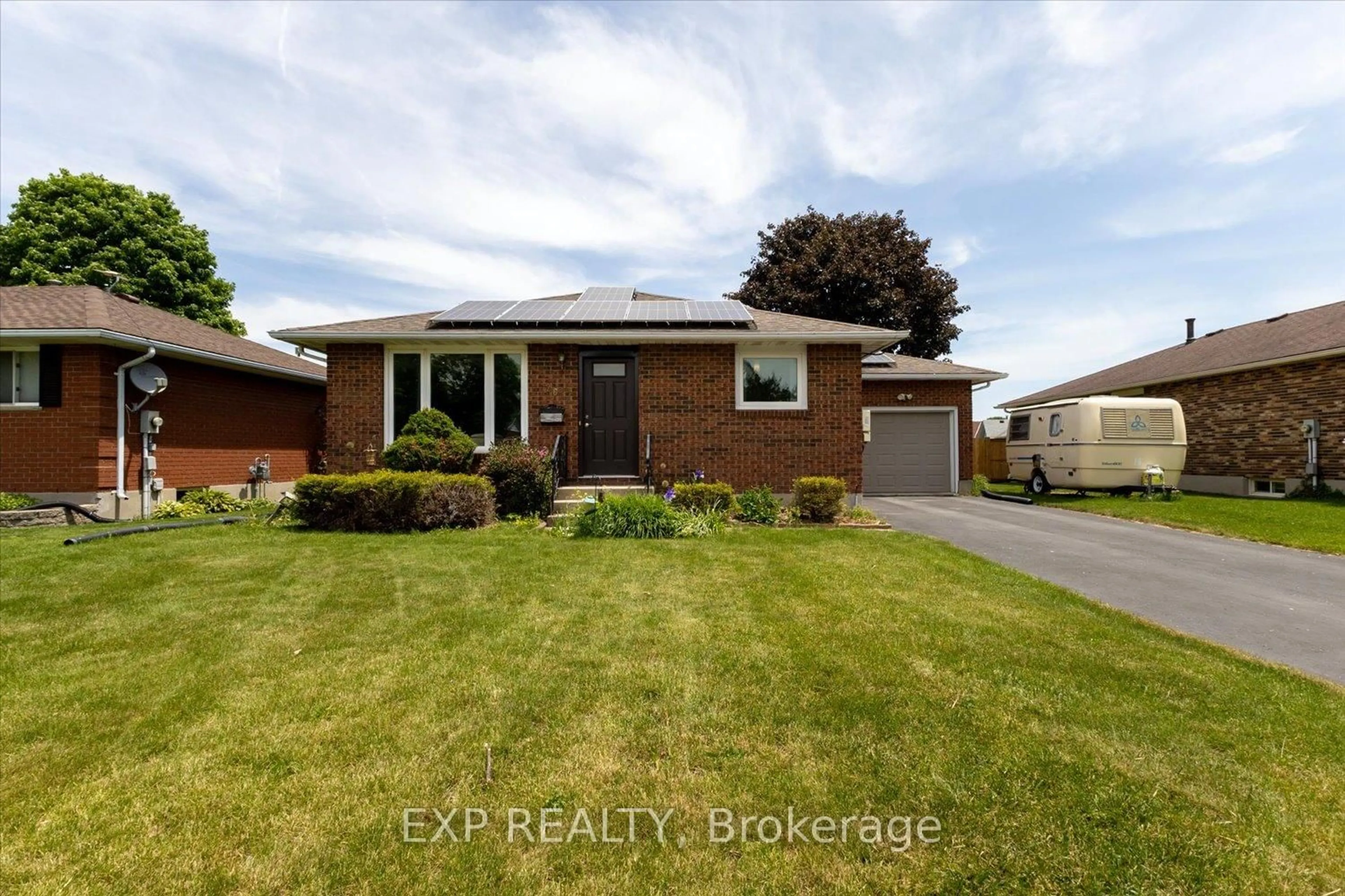 Home with brick exterior material, street for 28 Denrich Ave, Tillsonburg Ontario N4G 4W1