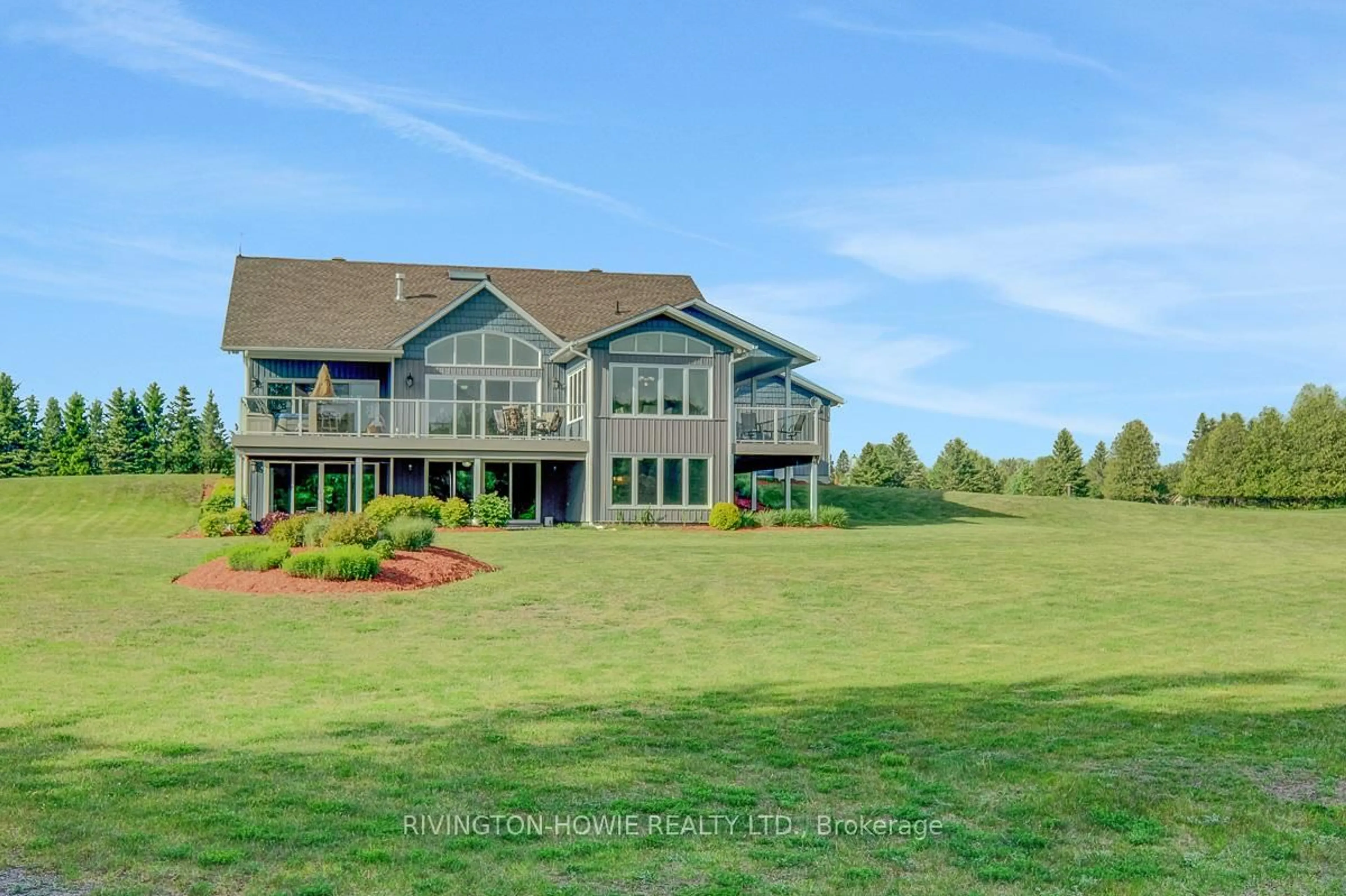 A pic from outside/outdoor area/front of a property/back of a property/a pic from drone, water/lake/river/ocean view for 3220 A March Rd, Carp Ontario K0A 1L0