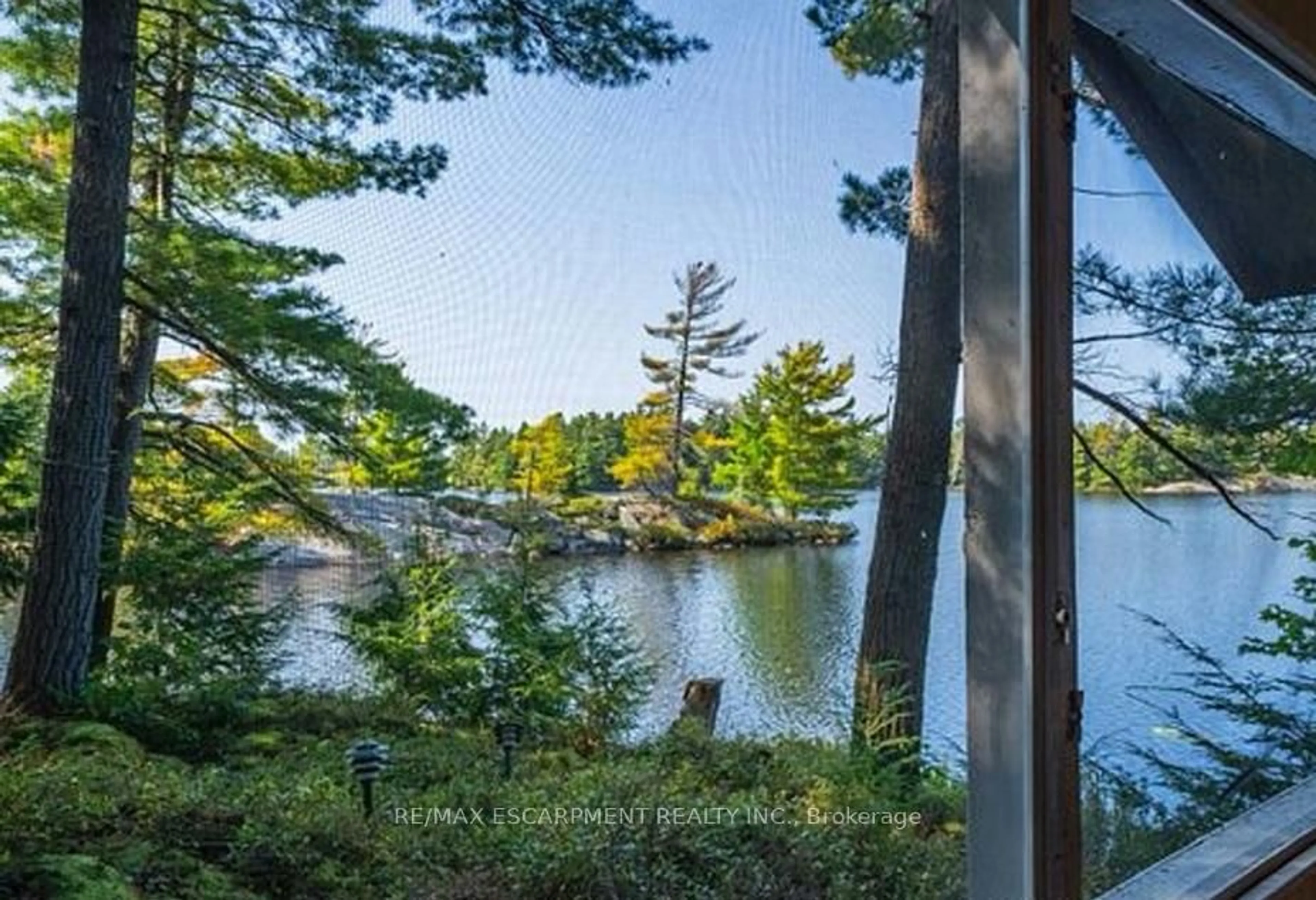 Patio, water/lake/river/ocean view for 431 Healey Lake Water, The Archipelago Ontario P0G 1G0