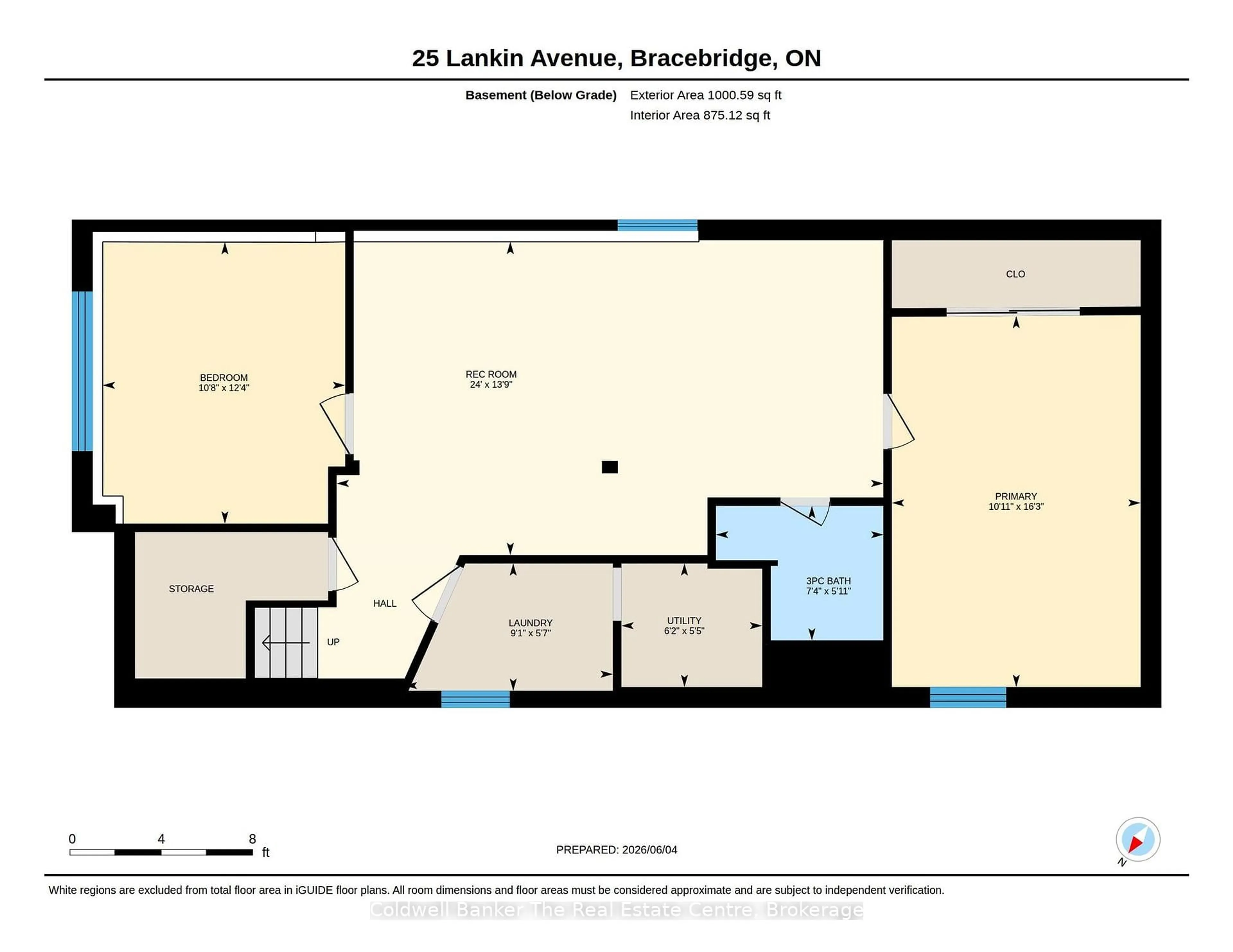 Floor plan for 25 Lankin Ave, Bracebridge Ontario P1L 1Y4