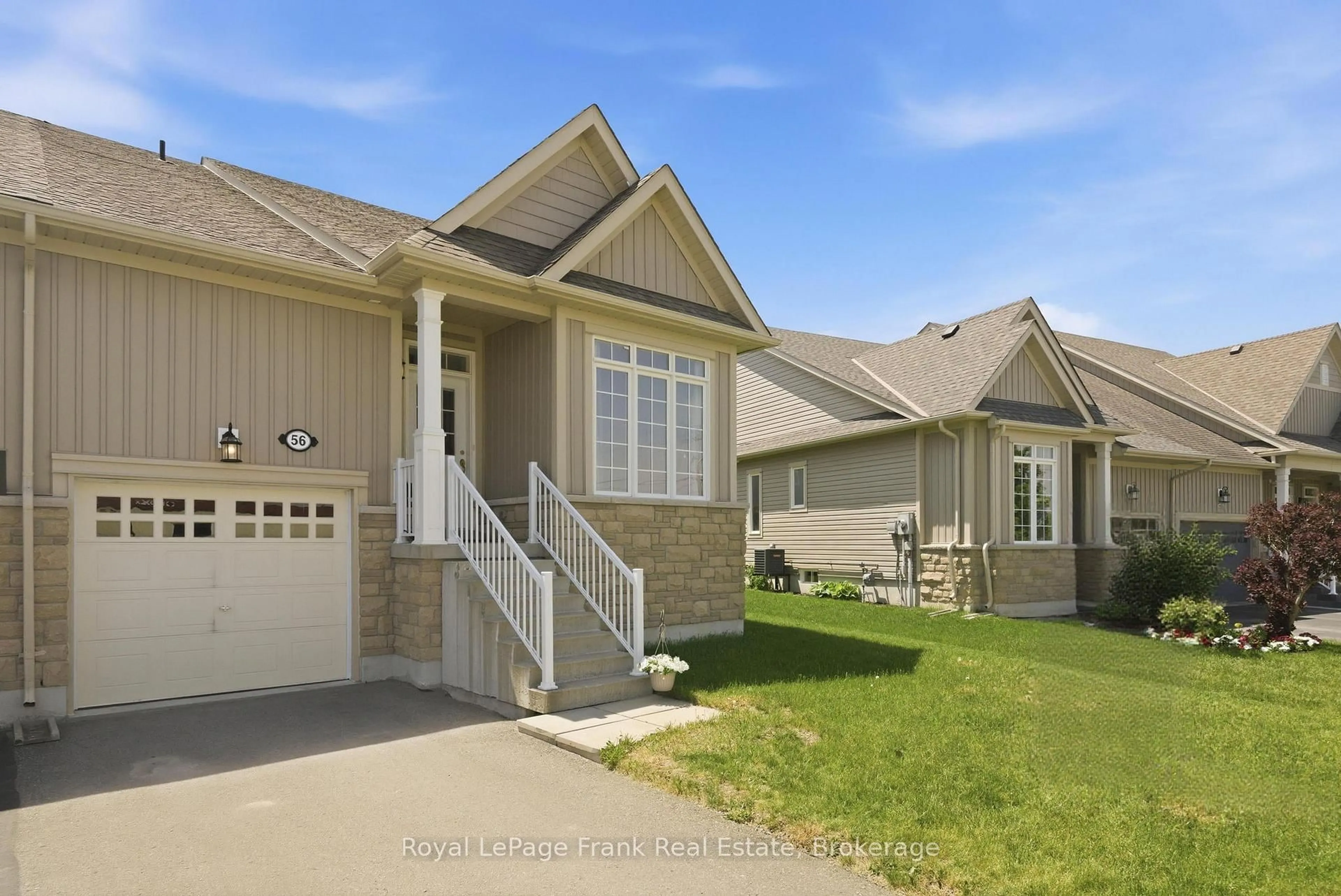 Home with vinyl exterior material, street for 56 Deacon Cres, Kawartha Lakes Ontario K9V 0L5