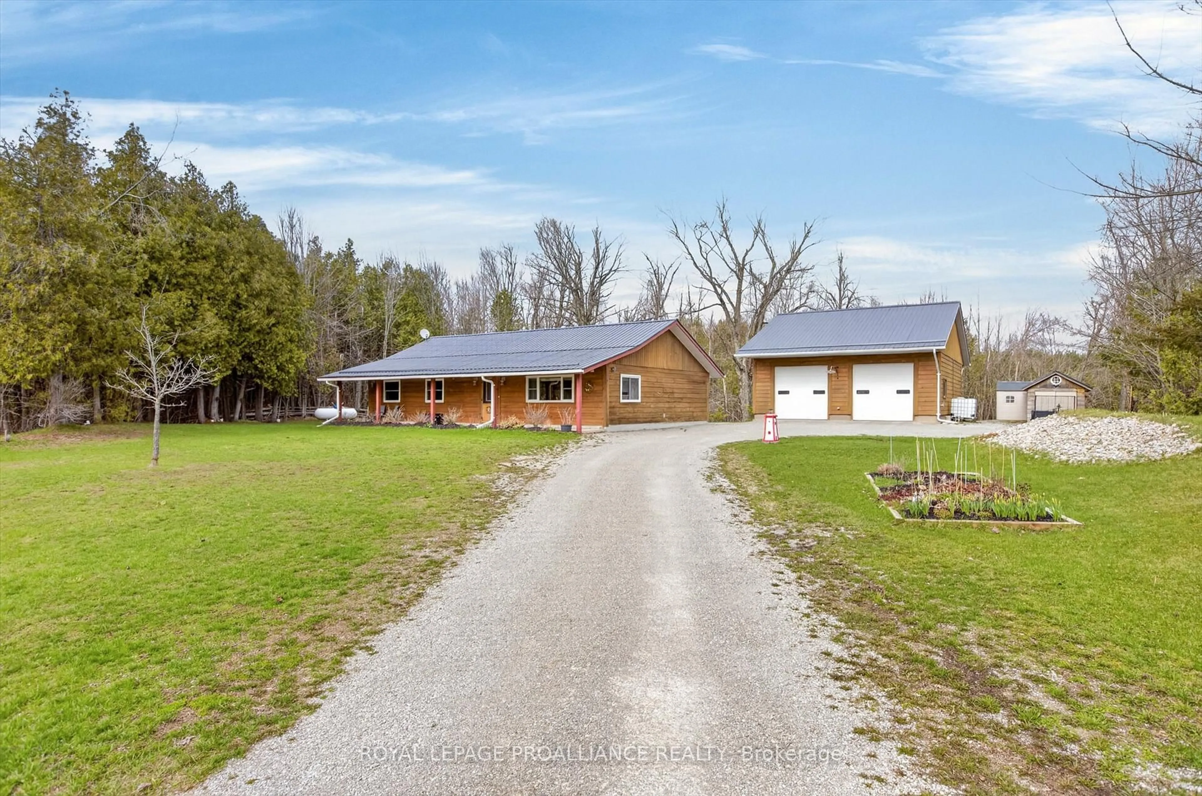 A pic from outside/outdoor area/front of a property/back of a property/a pic from drone, street for 244 Flynn's Rd, Trent Lakes Ontario K0L 1J0