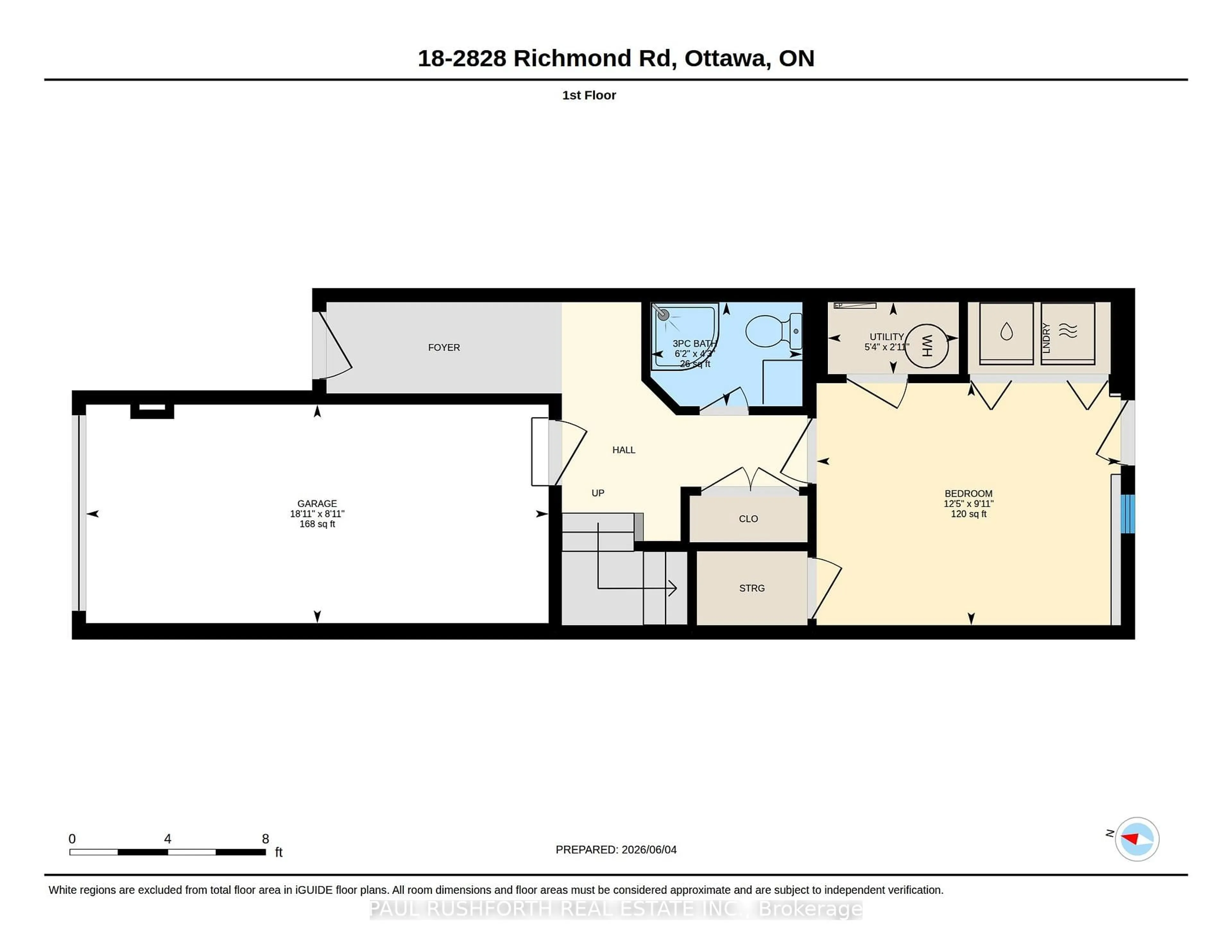 Floor plan for 2828 Richmond Rd #18, Ottawa Ontario K2B 8S1