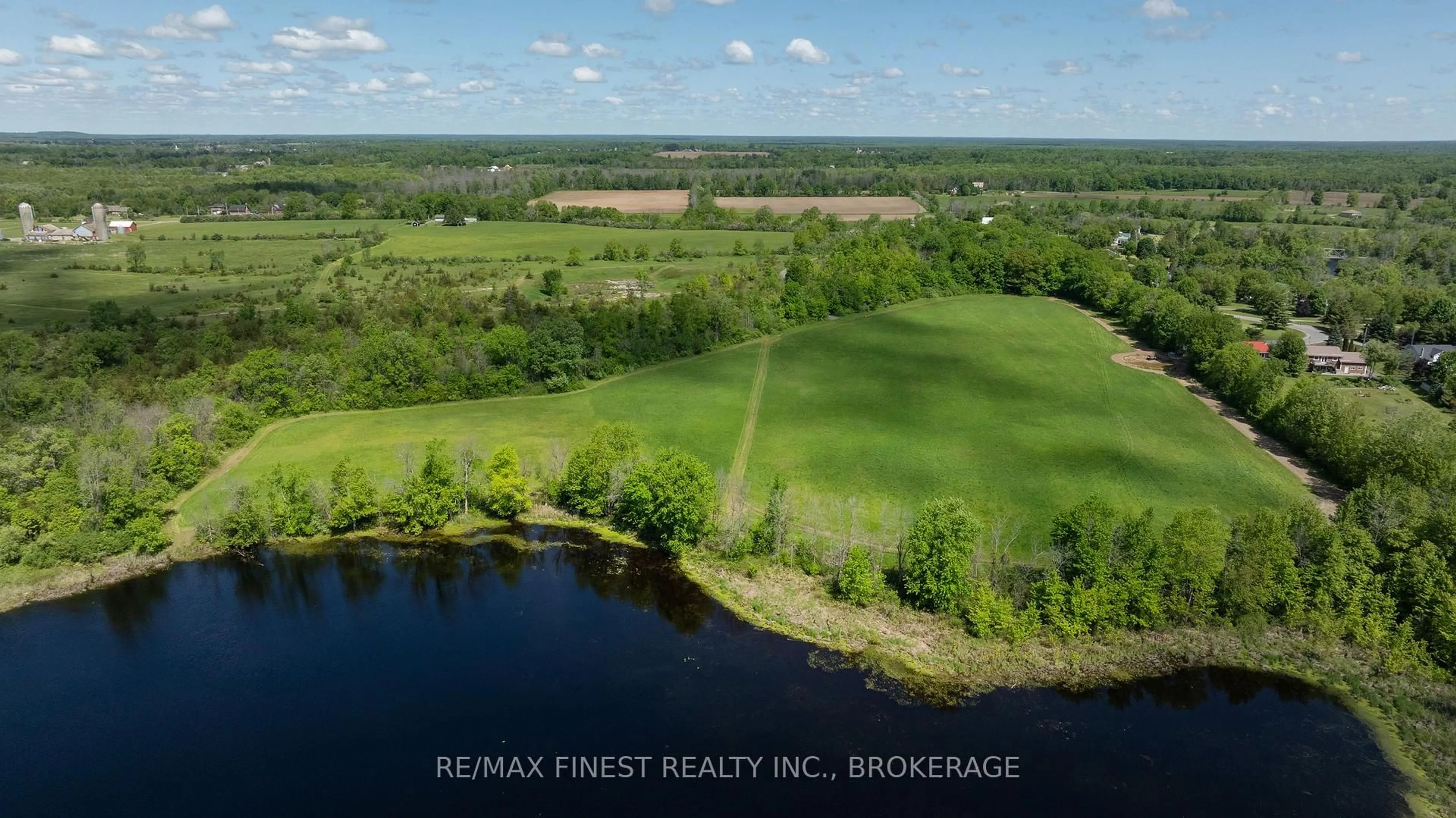 A pic from outside/outdoor area/front of a property/back of a property/a pic from drone, water/lake/river/ocean view for 598 Petworth Rd, Shannonville Ontario K0K 2N0