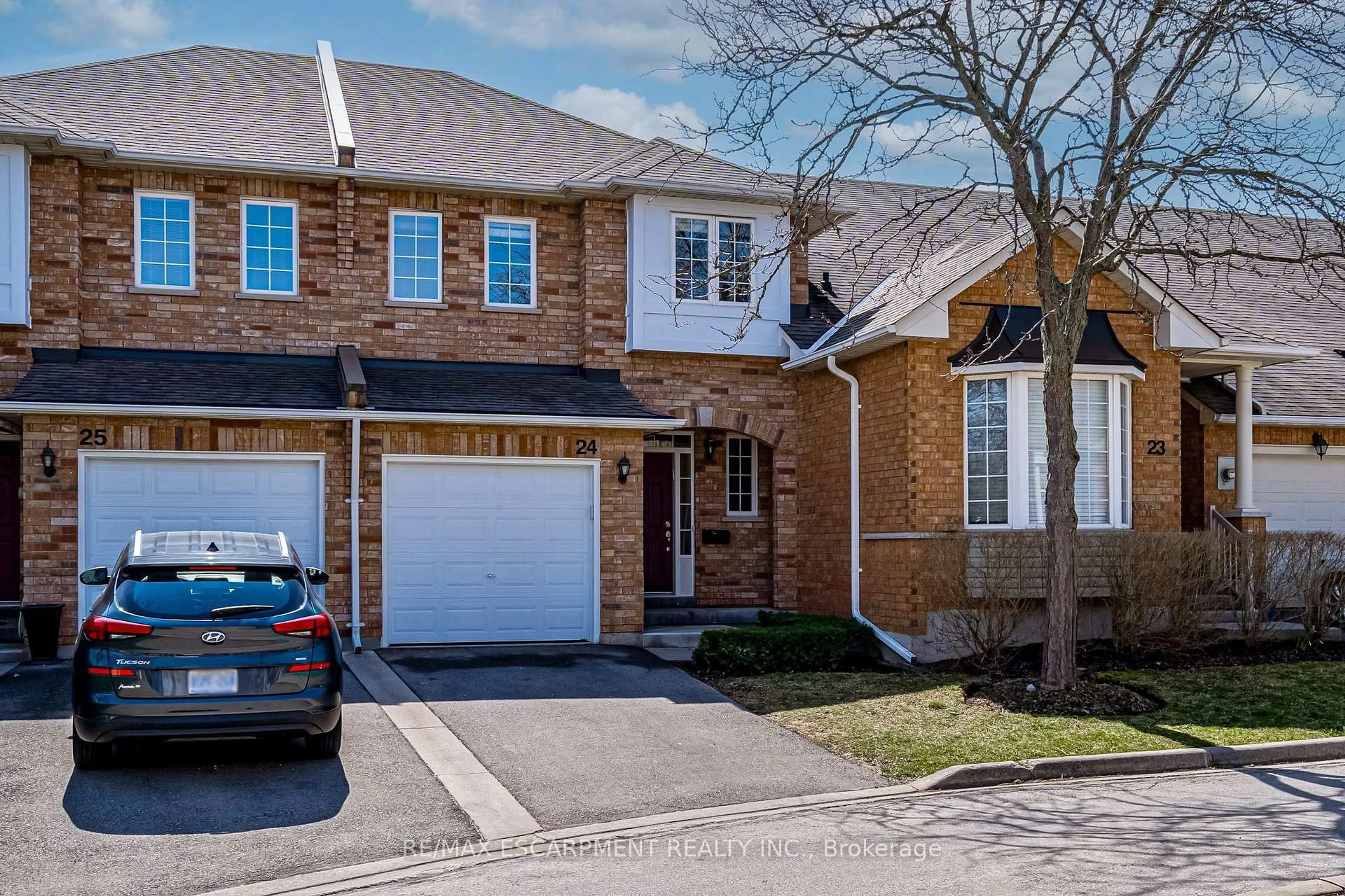 Home with brick exterior material, street for 10 Davidson Blvd #24, Hamilton Ontario L9H 7N9