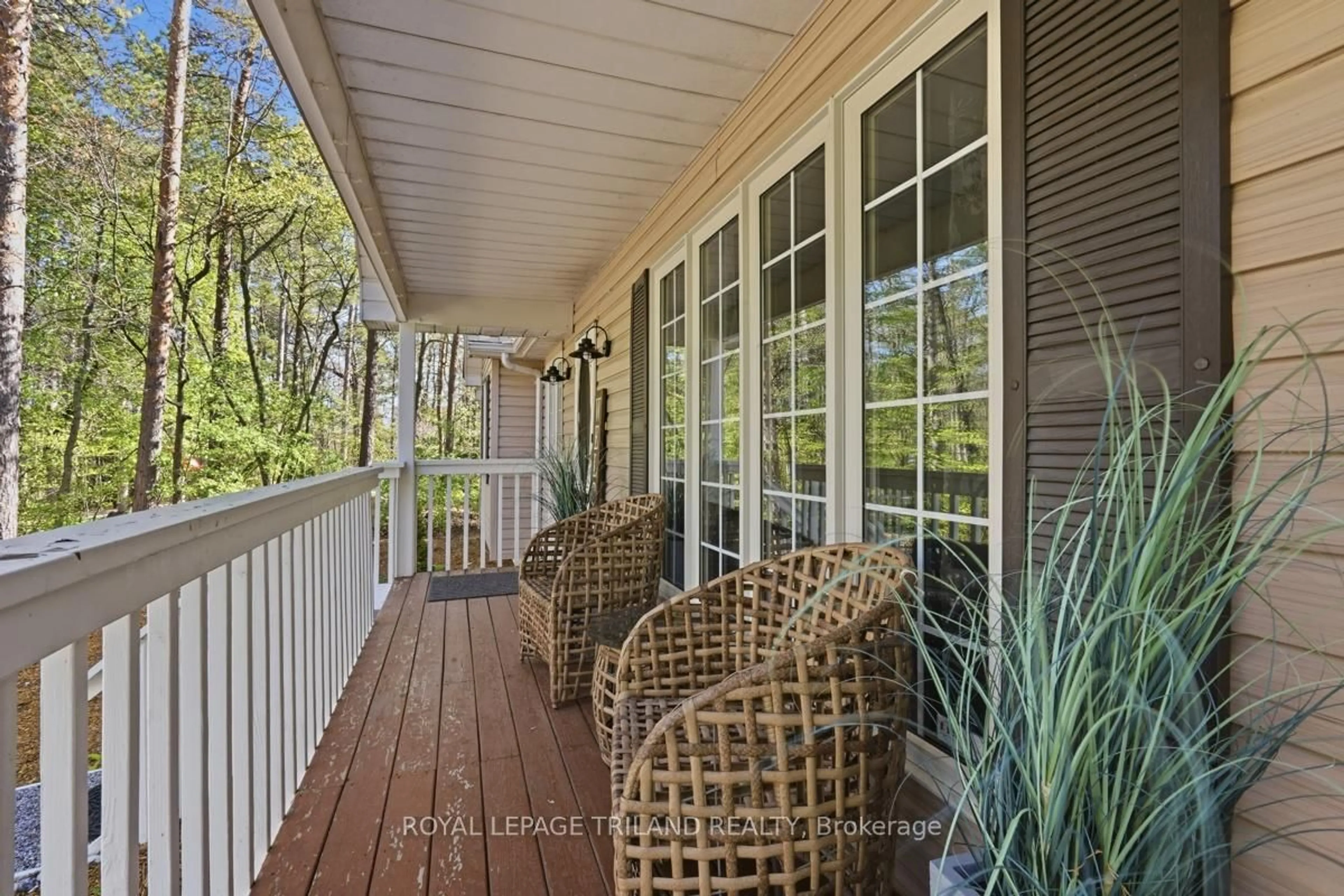 Patio, water/lake/river/ocean view for 9945 Riverview Rd, Lambton Shores Ontario N0M 1T0
