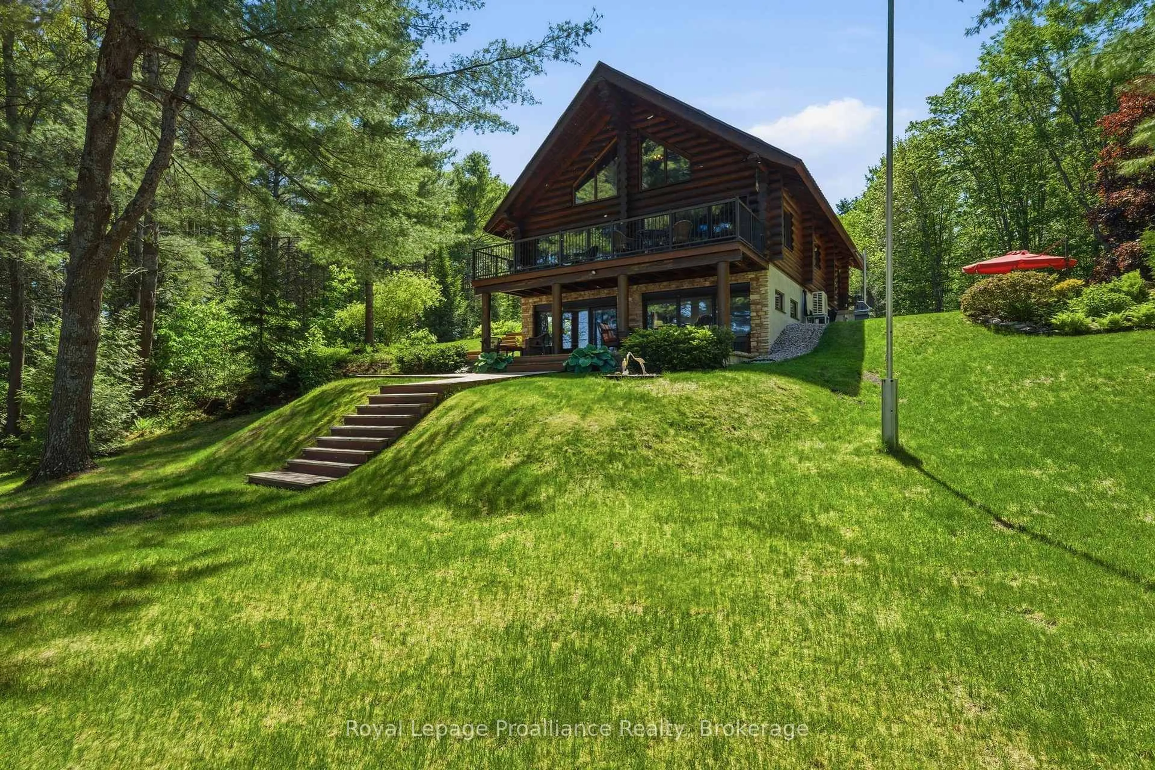 A pic from outside/outdoor area/front of a property/back of a property/a pic from drone, unknown for 1435 Whites Rd, Arden Ontario K0H 1B0