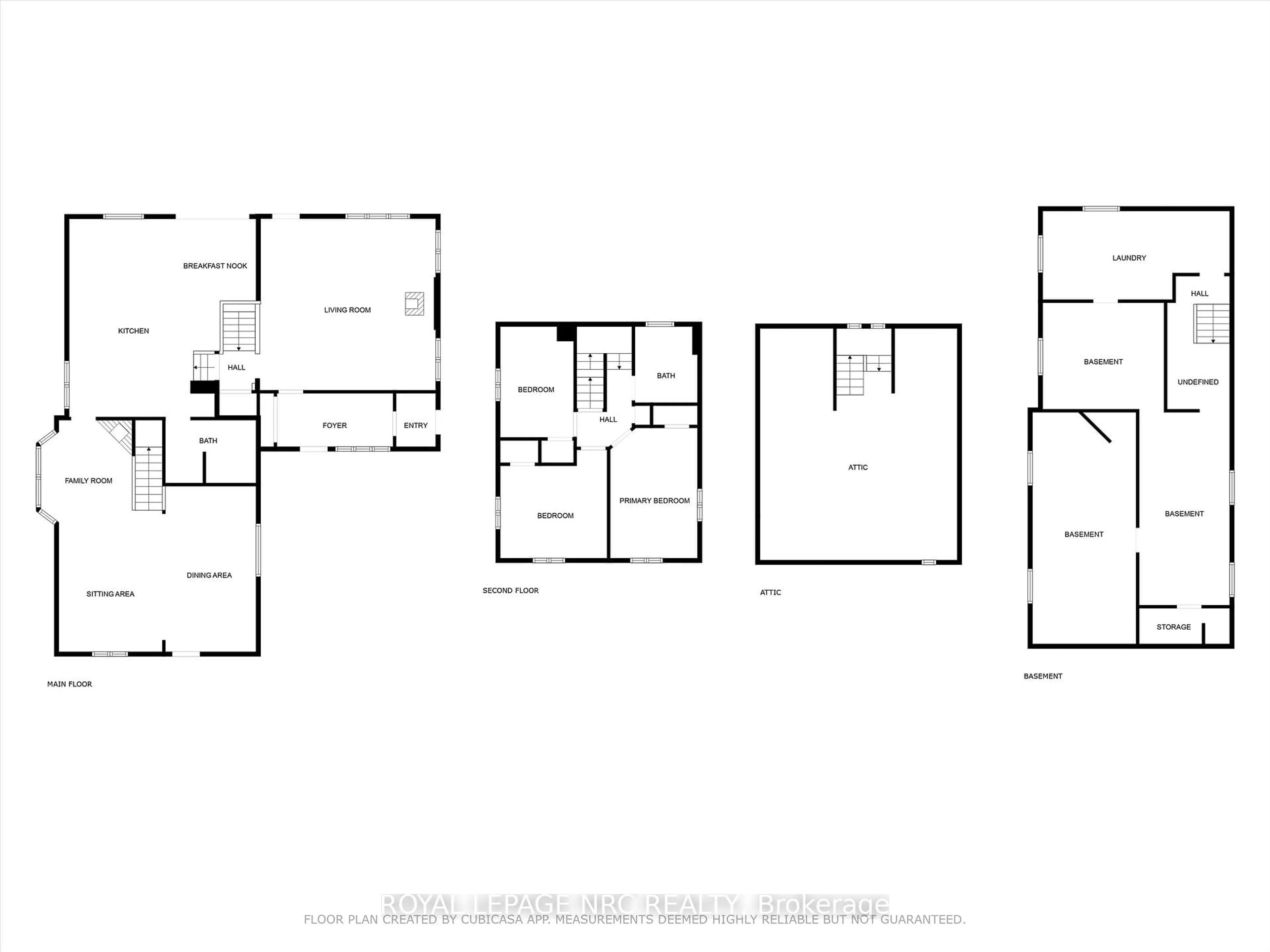 Floor plan for 1287 Third St Louth, St. Catharines Ontario L2R 6P9