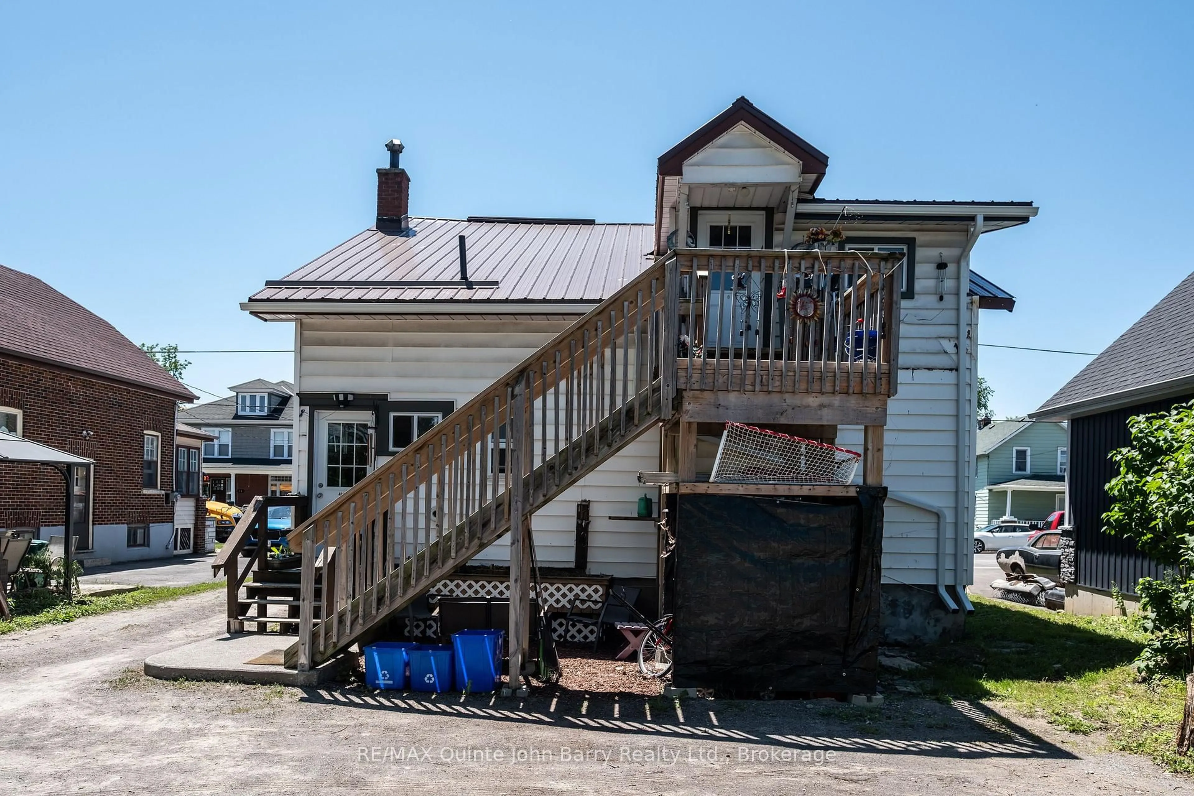 A pic from outside/outdoor area/front of a property/back of a property/a pic from drone, unknown for 15 Mercia St, Quinte West Ontario K8V 2P2