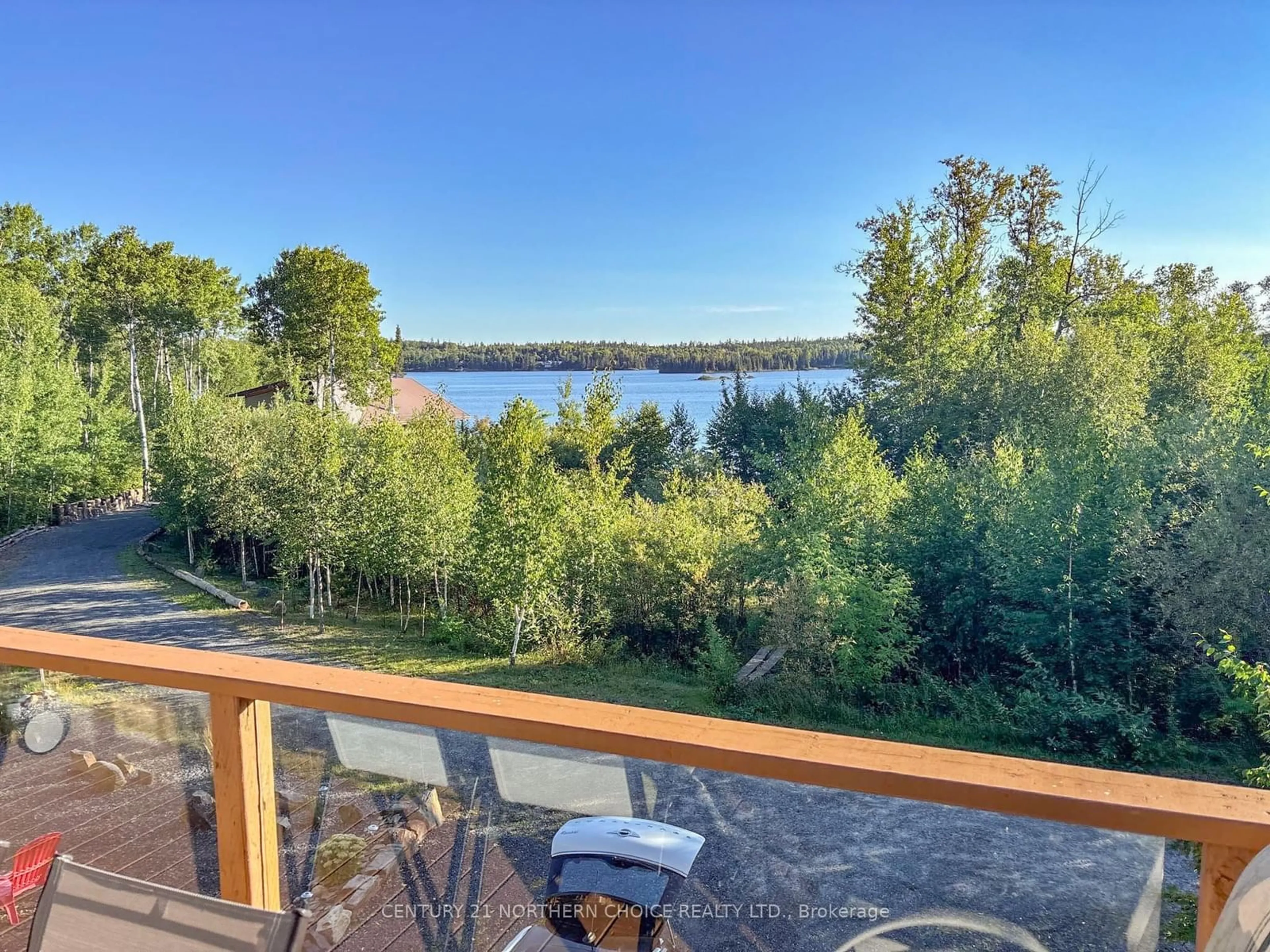 Patio, water/lake/river/ocean view for 25 Royal Lake, Kenora Remote Area Ontario P0X 1S0