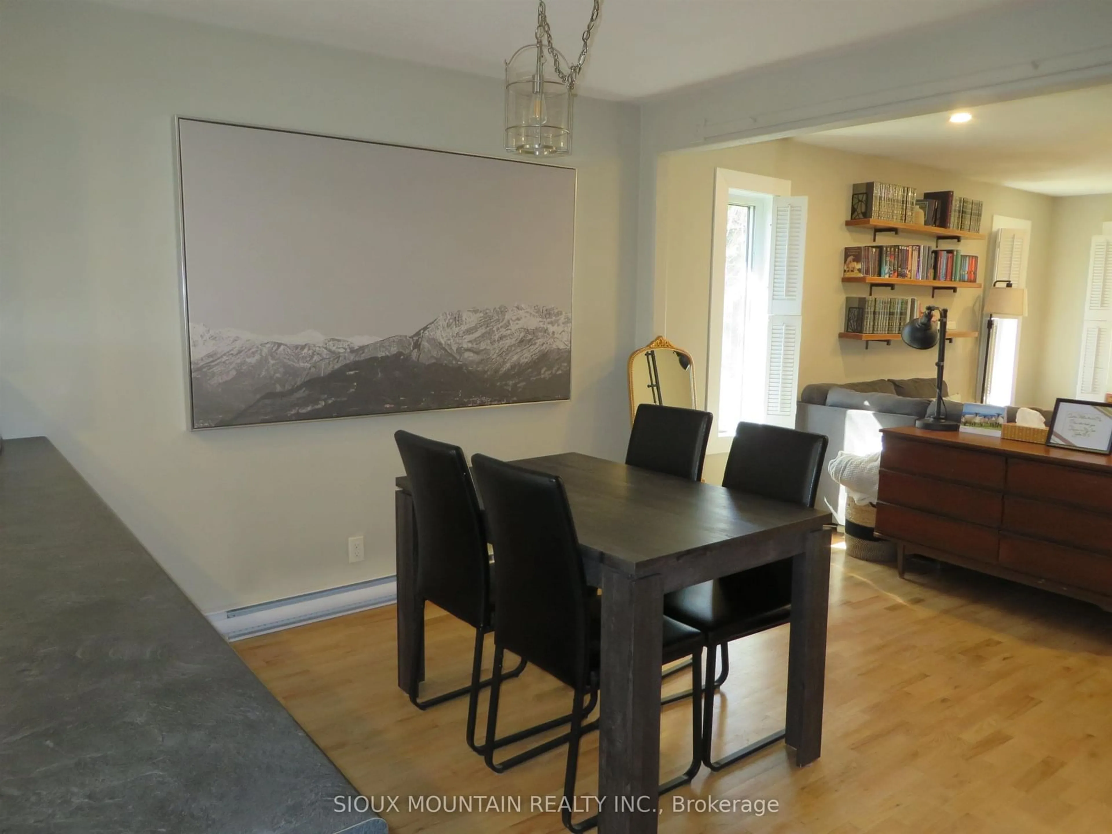 Dining room, wood/laminate floor for 77 Prince Street, Sioux Lookout Ontario P8T 1B3
