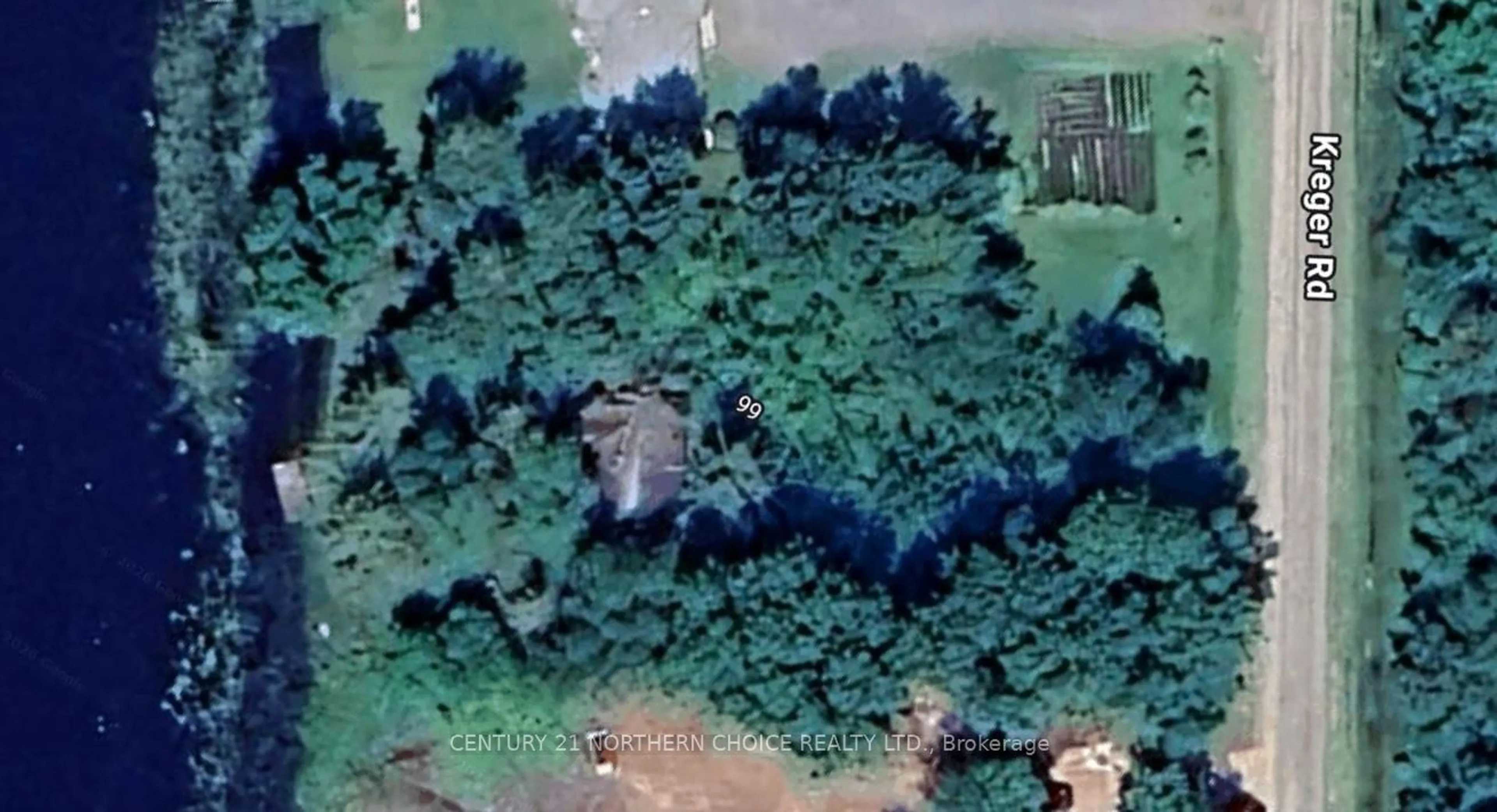 A pic from outside/outdoor area/front of a property/back of a property/a pic from drone, forest/trees view for 99 Kreger Rd, Lake of the Woods Ontario P0W 1M0